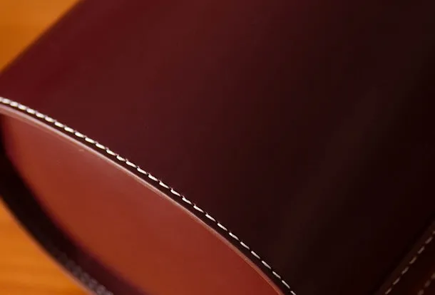 Handmade Genuine Leather Handbag Bucket Bag Purse Crossbody Bag Shoulder Bag Purse For Women
