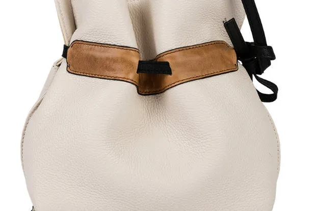 Handmade Genuine Leather Shopper Bag Bucket Bag Shoulder Bag Purse For Women