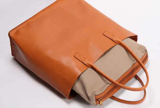 Handmade Leather Tote Purse Bucket Bag Handbag Shoulder Bag Large for Women Leather Shopper Bag