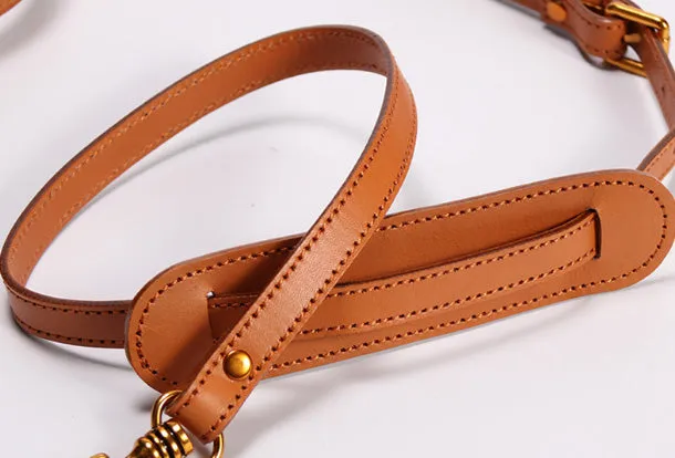 Handmade Leather Tote Purse Bucket Bag Handbag Shoulder Bag Large for Women Leather Shopper Bag
