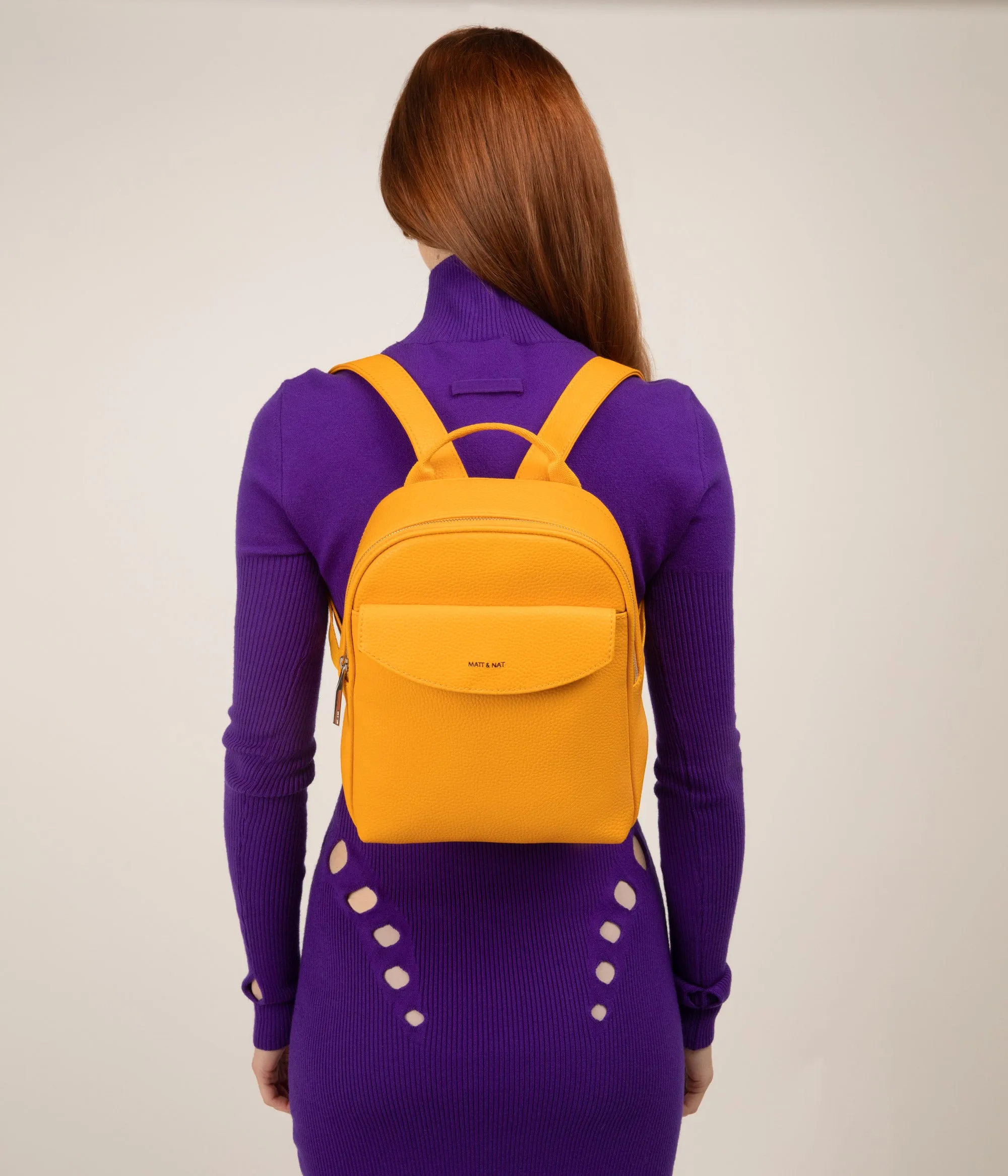 HARLEM Small Vegan Backpack - Purity