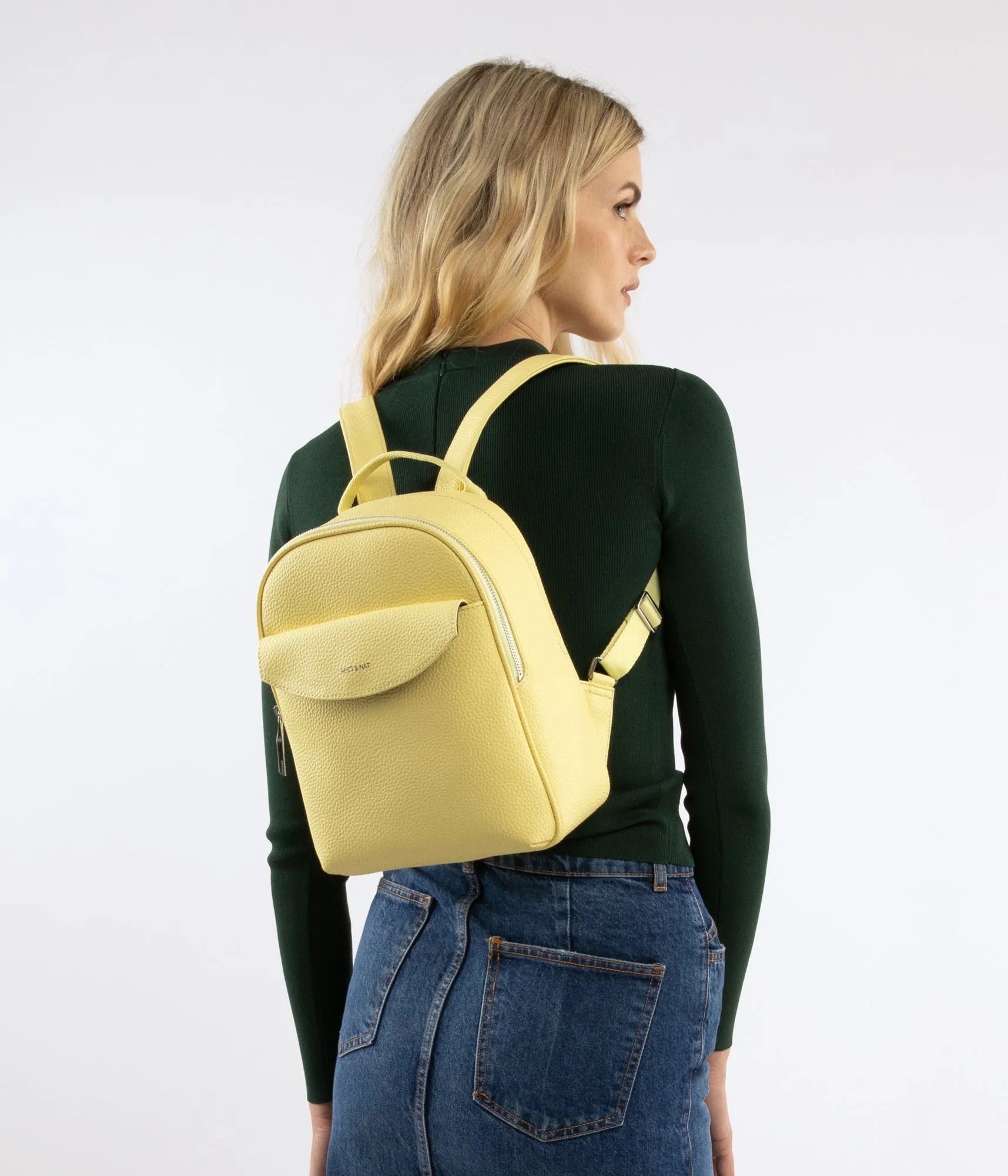 HARLEM Small Vegan Backpack - Purity