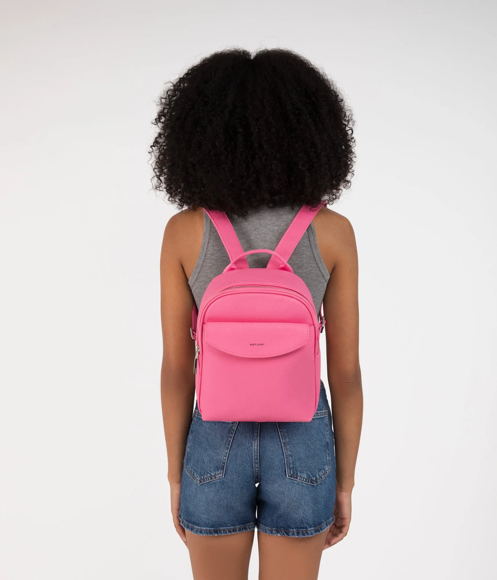 HARLEM Small Vegan Backpack - Purity