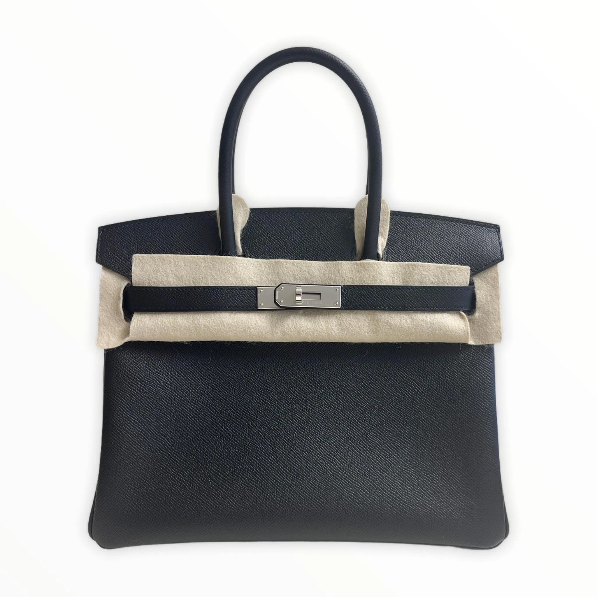 Herm??s Birkin 30 Epsom Black Palladium Hardware