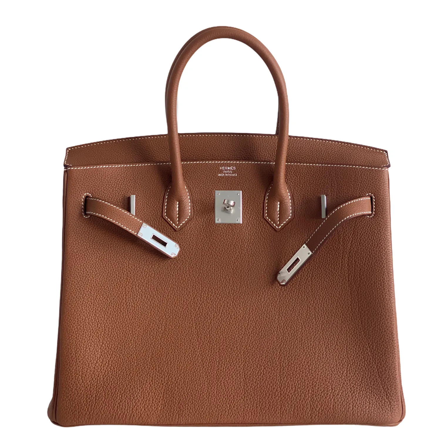 Herm??s Birkin 35 Gold togo Palladium Hardware