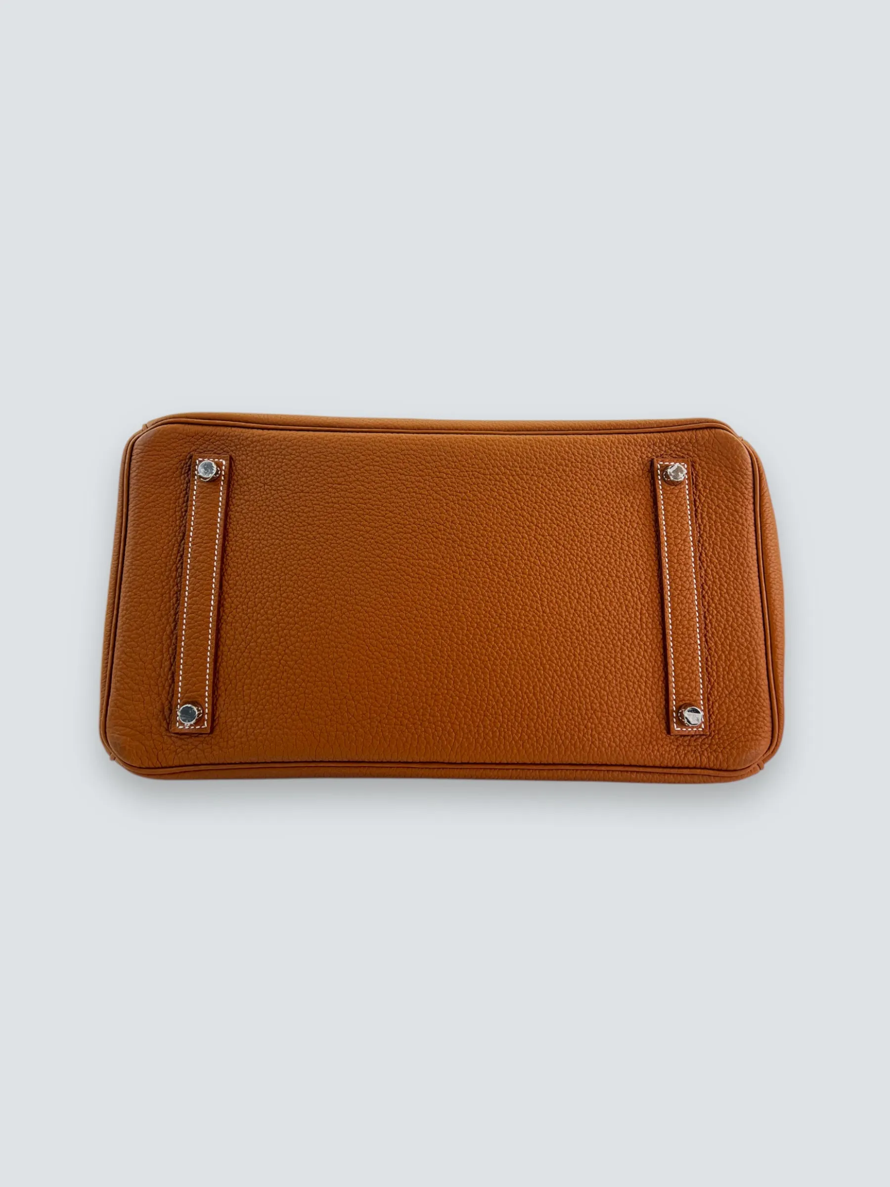 Herm??s Golden Brown Togo Leather Birkin 35