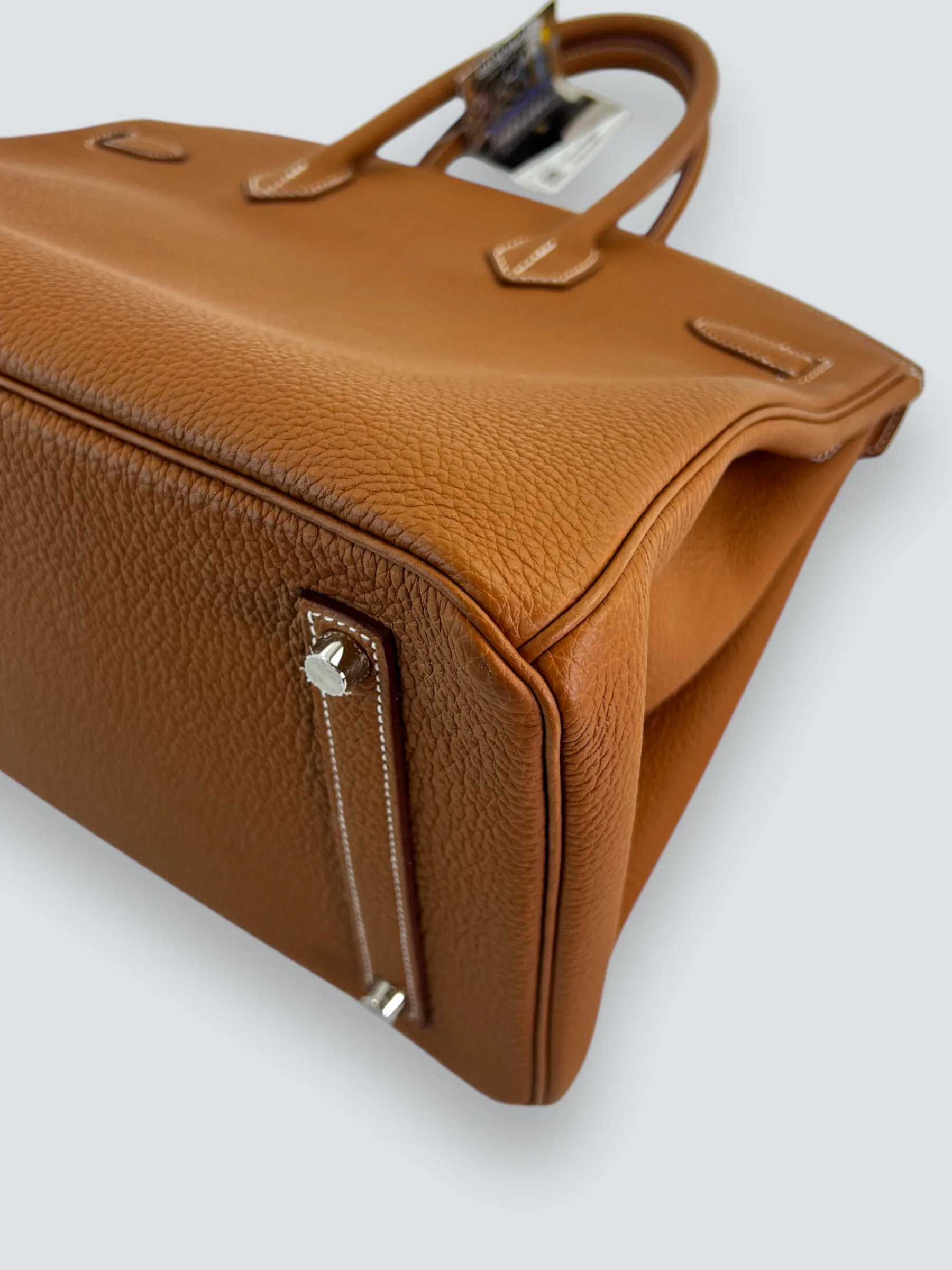 Herm??s Golden Brown Togo Leather Birkin 35
