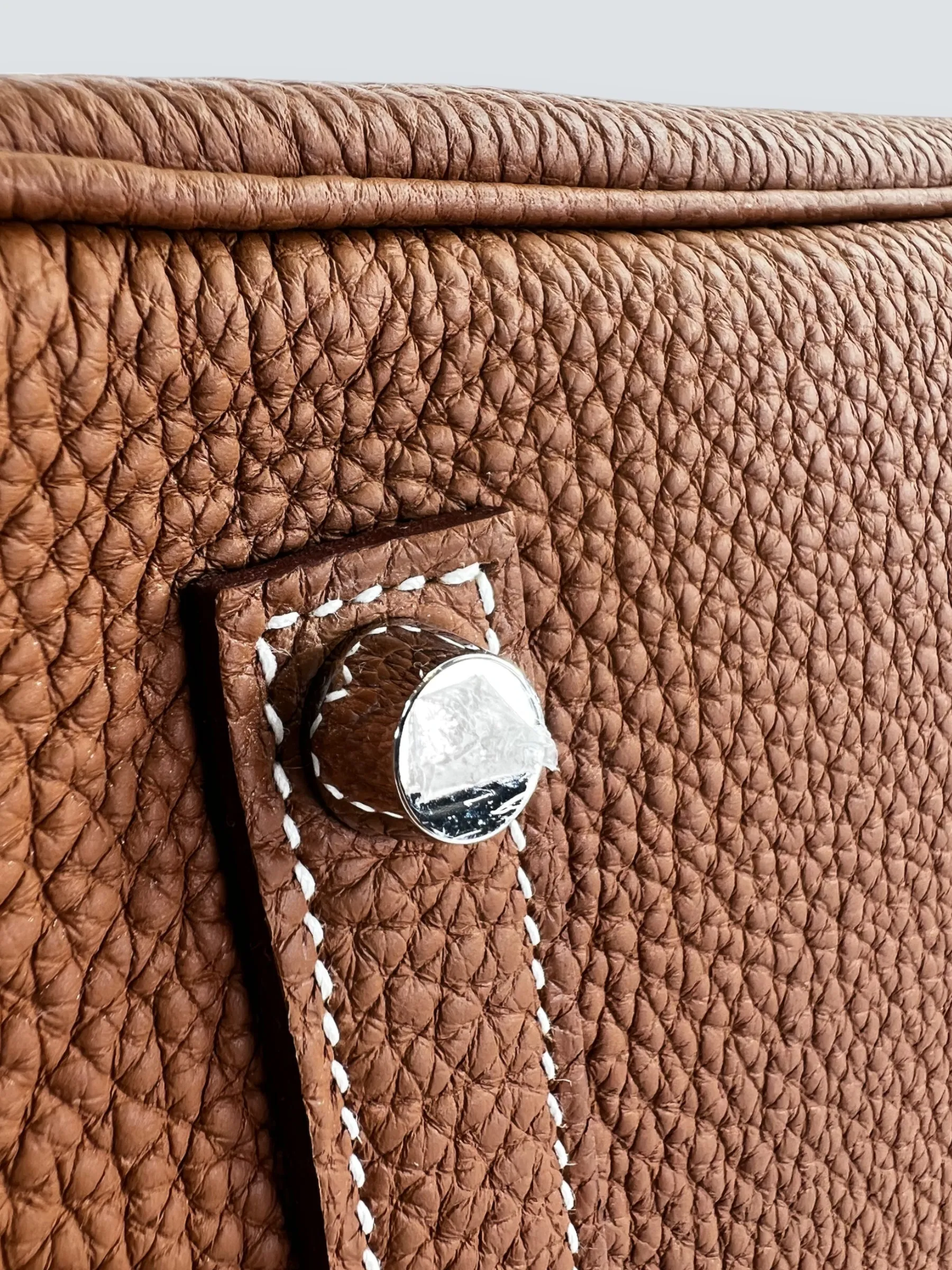 Herm??s Golden Brown Togo Leather Birkin 35