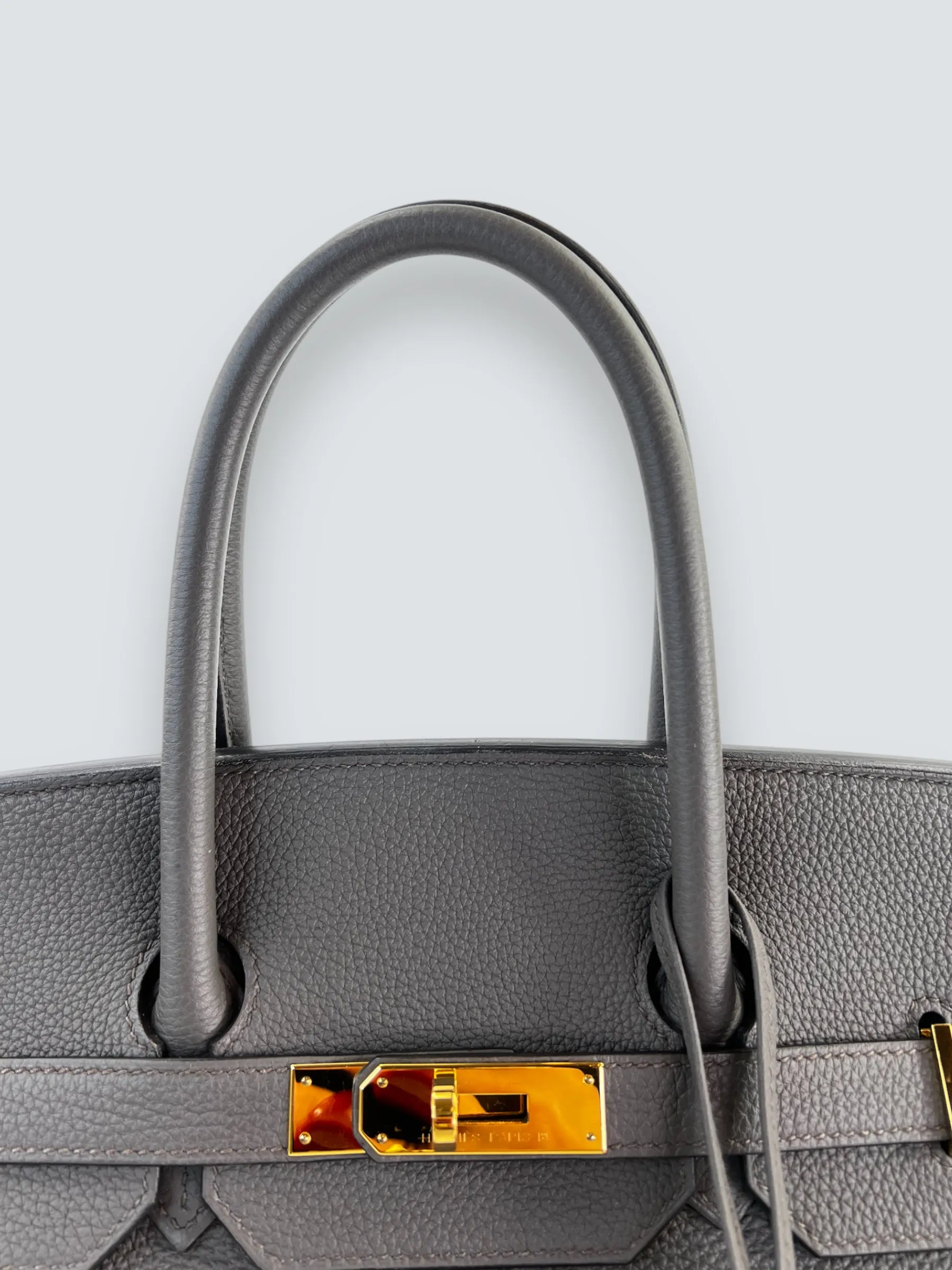 Herm??s Grey (Etain) Togo Leather Birkin 35
