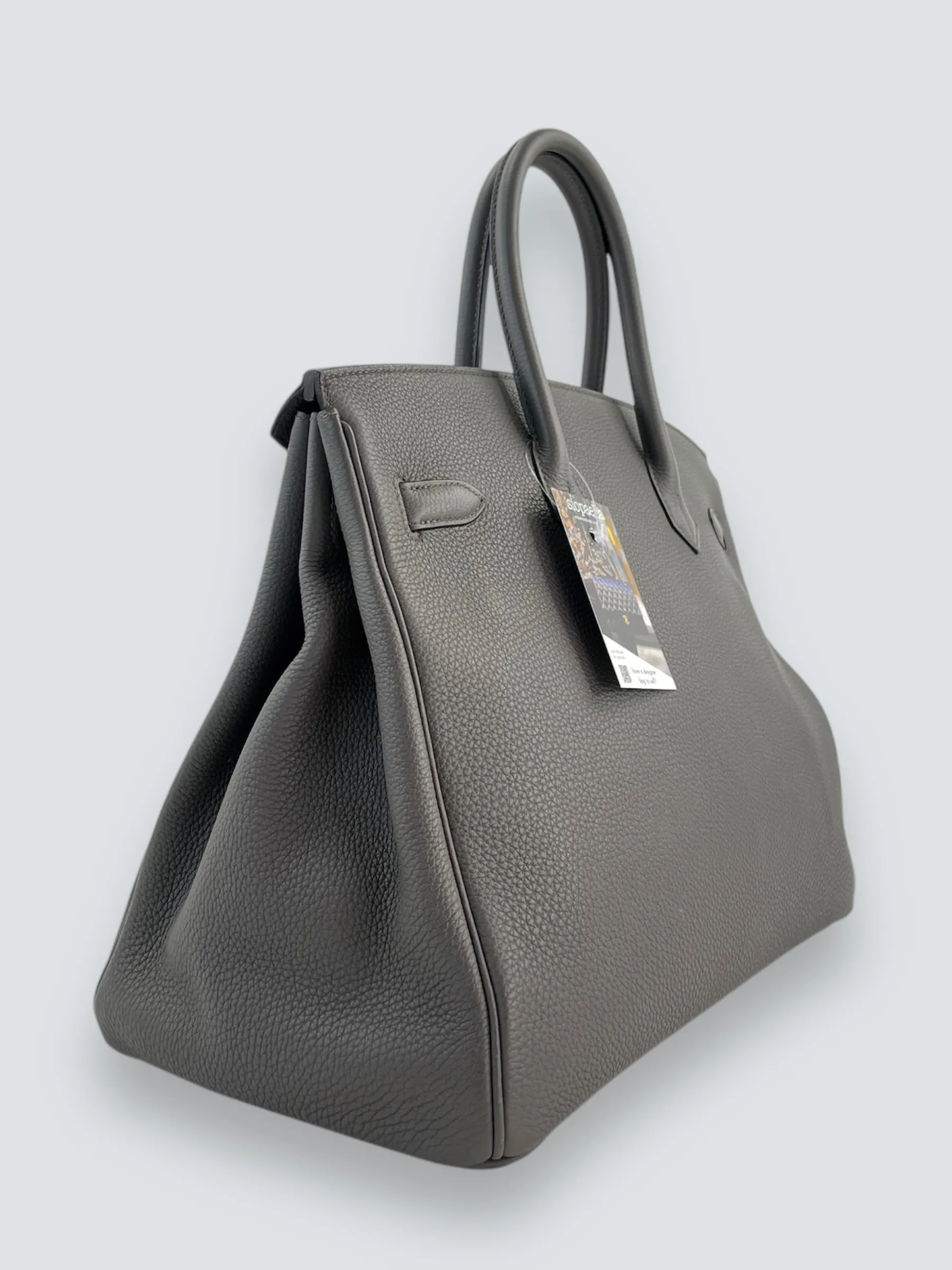 Herm??s Grey (Etain) Togo Leather Birkin 35