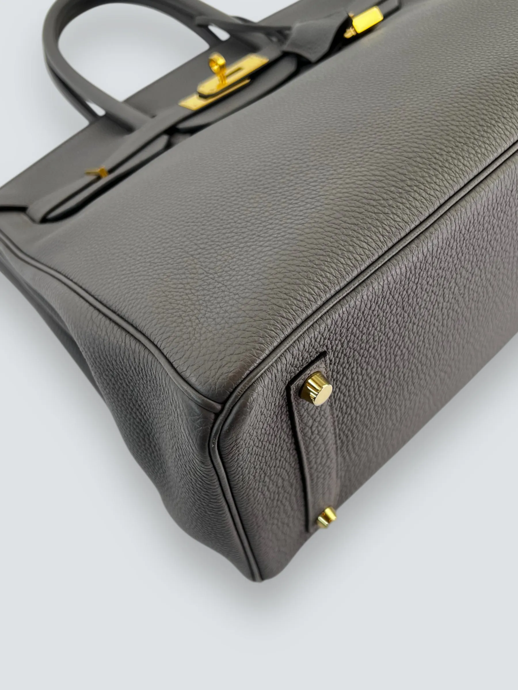 Herm??s Grey (Etain) Togo Leather Birkin 35