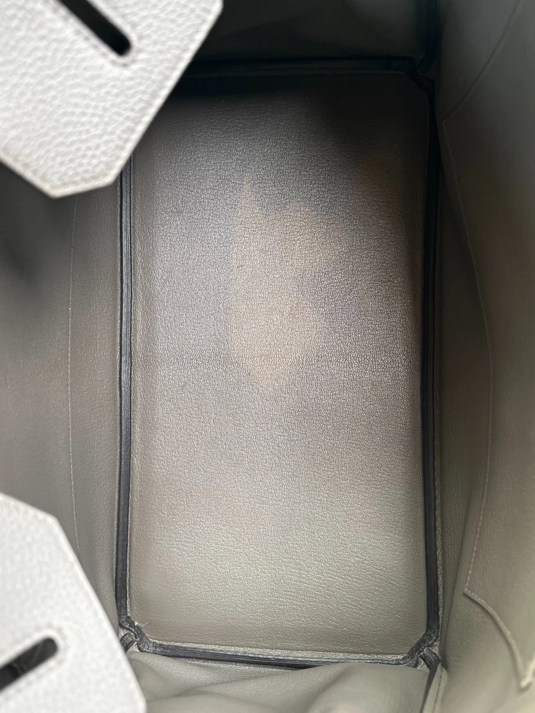 Herm??s Grey (Etain) Togo Leather Birkin 35
