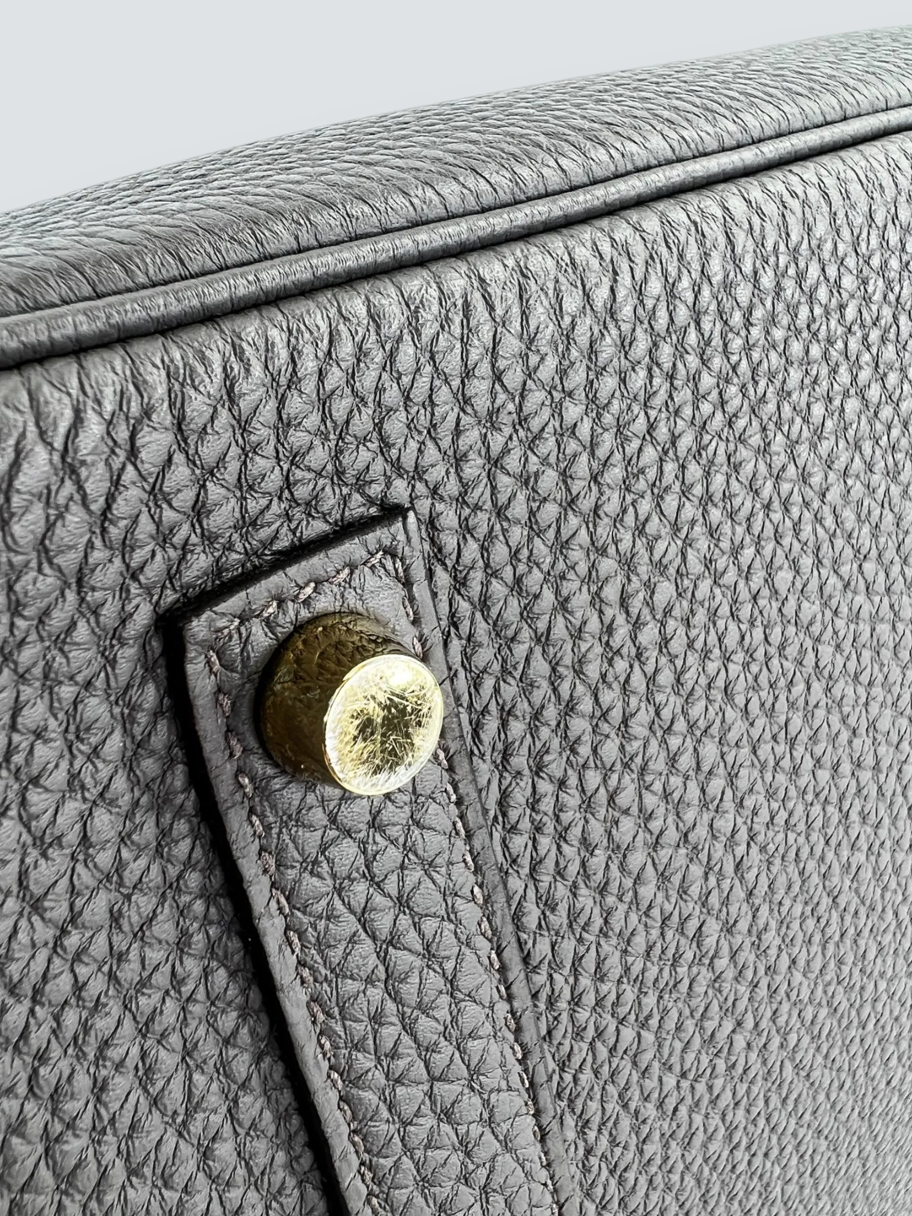 Herm??s Grey (Etain) Togo Leather Birkin 35