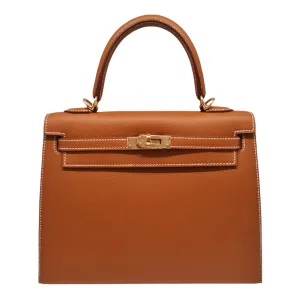 Herm??s Kelly 25 Gold Epsom Gold Hardware