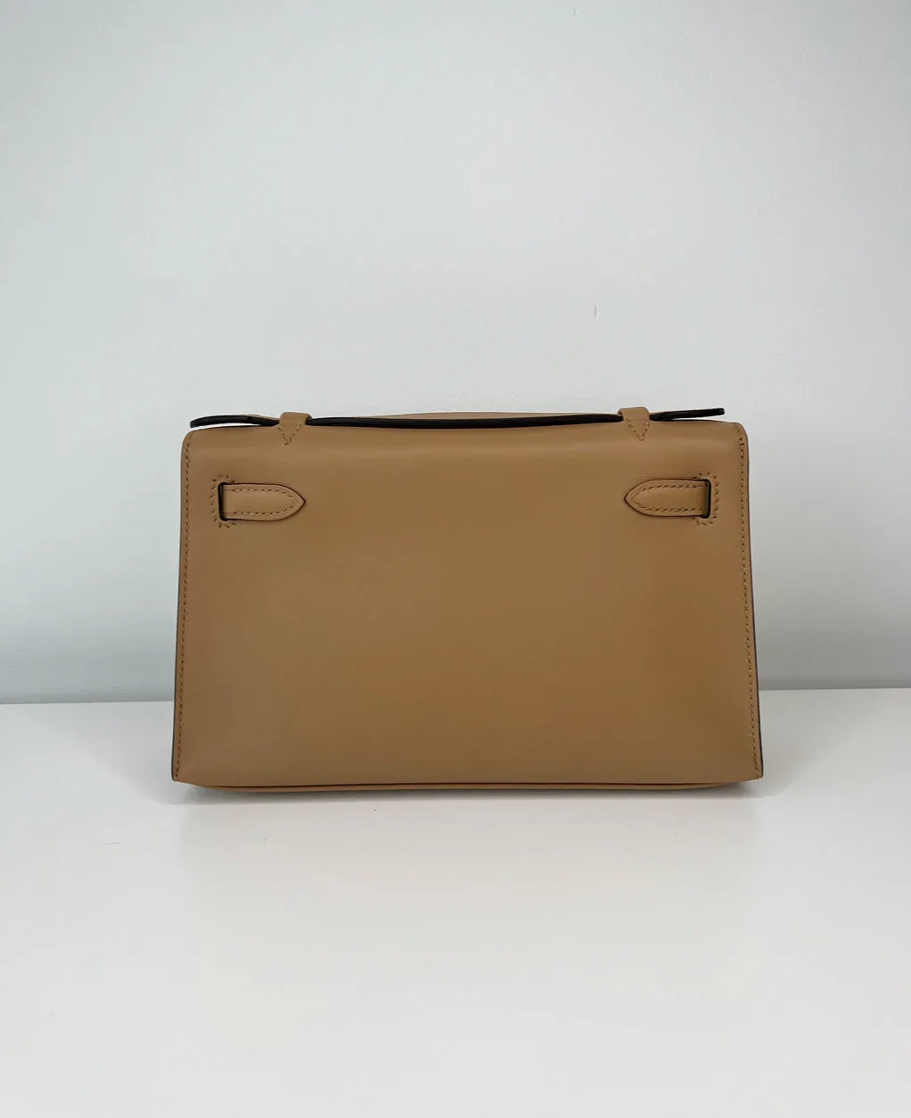 Herm??s Kelly Pochette Chai Gold Hardware