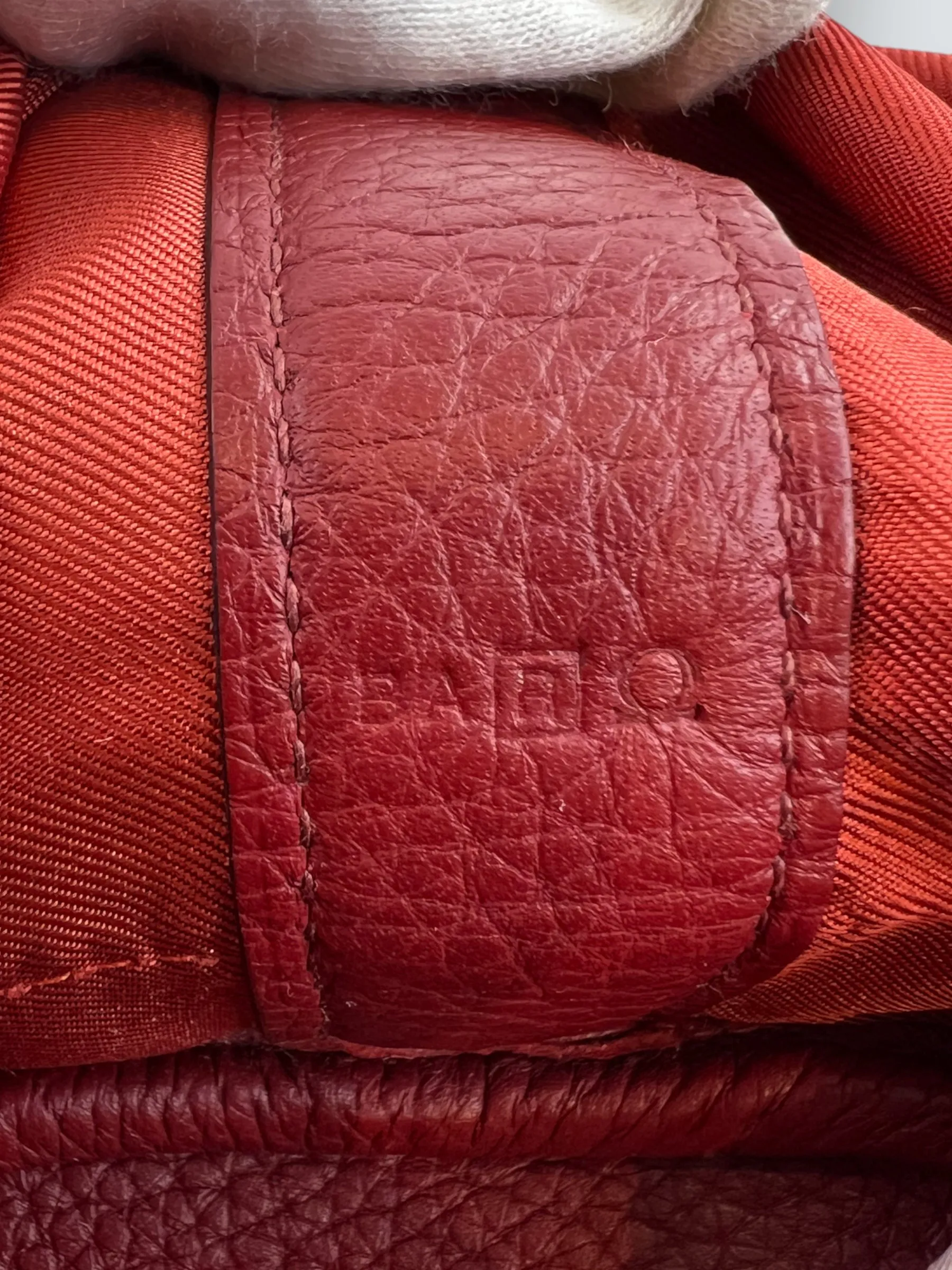 Herm??s Multi Colour Silk & Leather "Soie Cool" Backpack