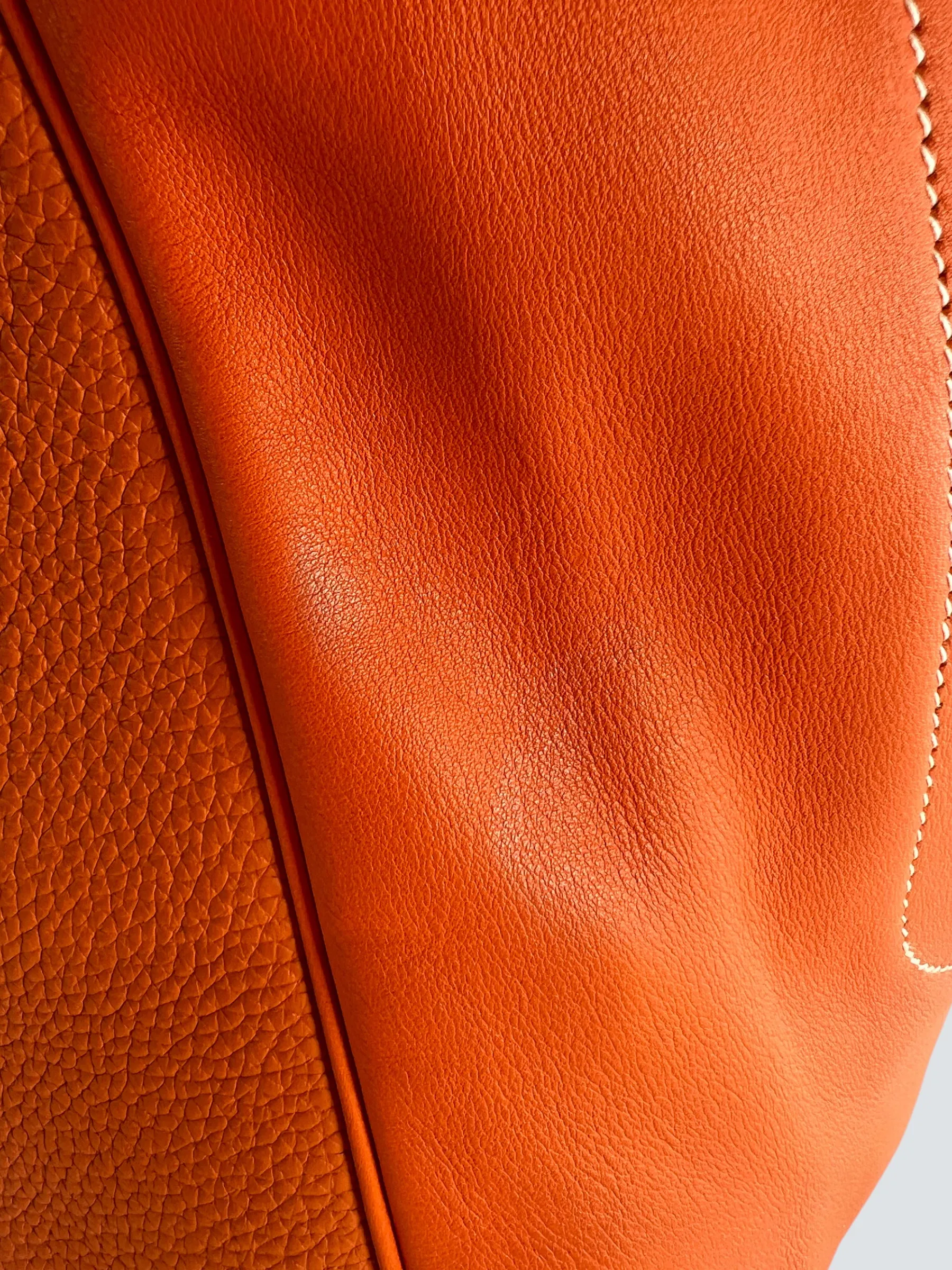 Herm??s Orange Leather "Virvolte" Hobo