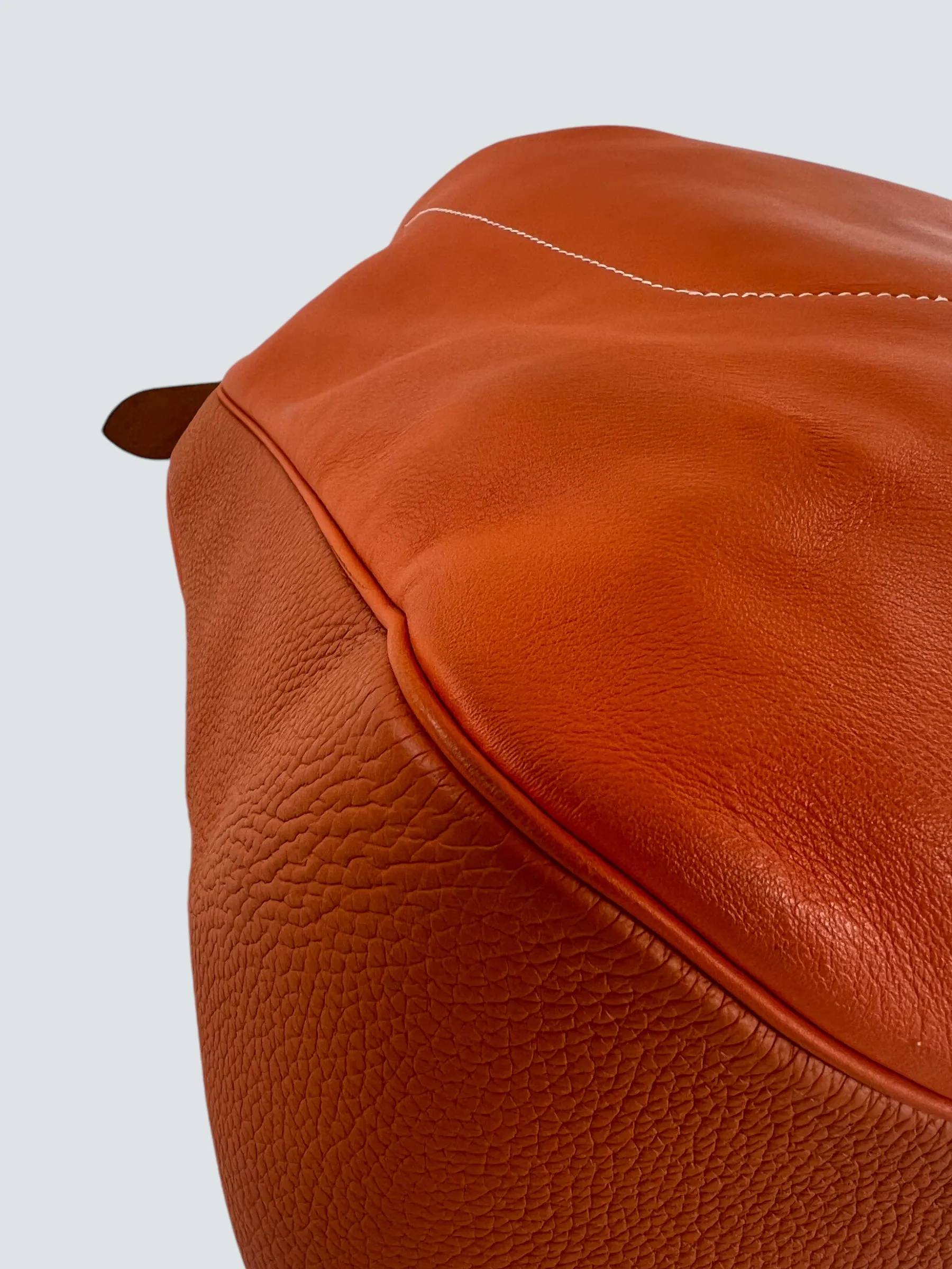 Herm??s Orange Leather "Virvolte" Hobo