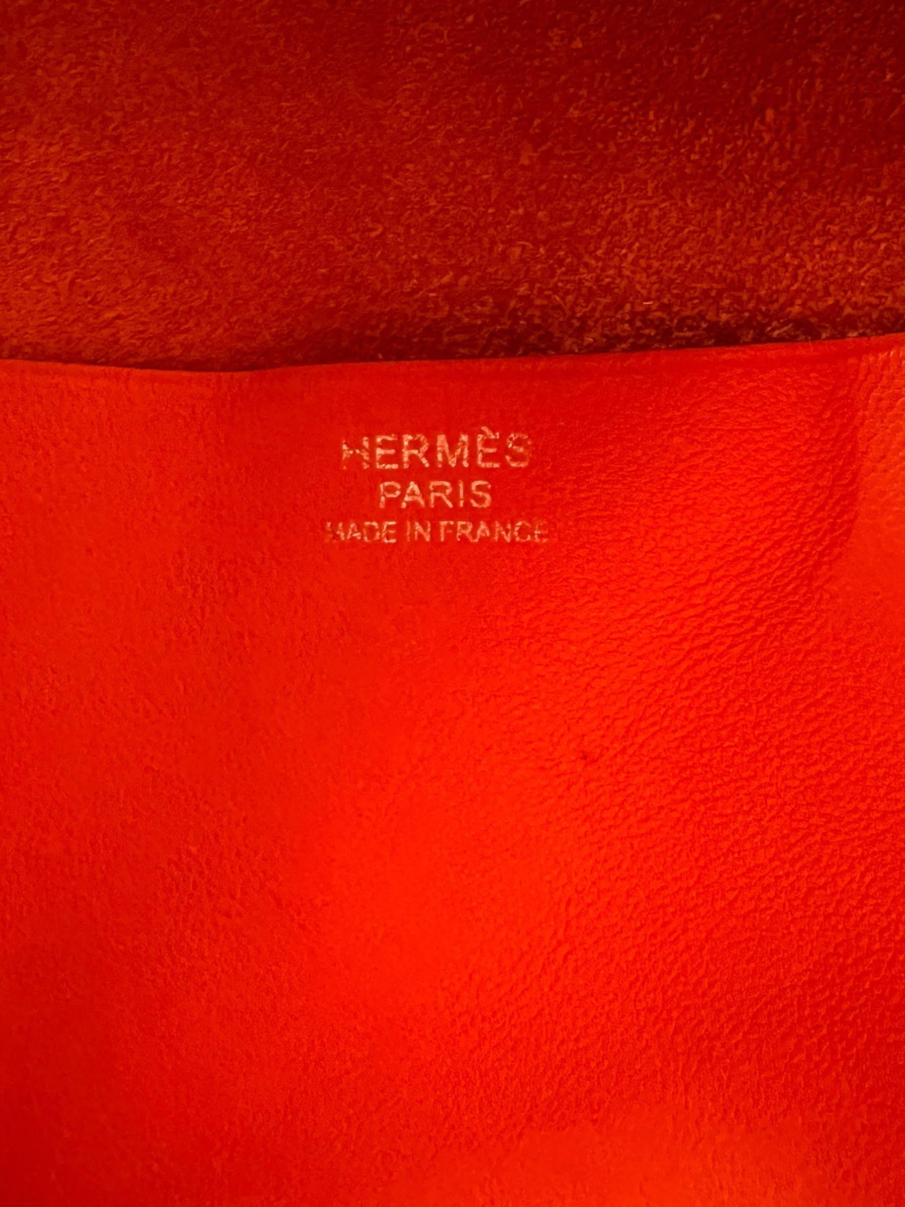 Herm??s Orange Leather "Virvolte" Hobo
