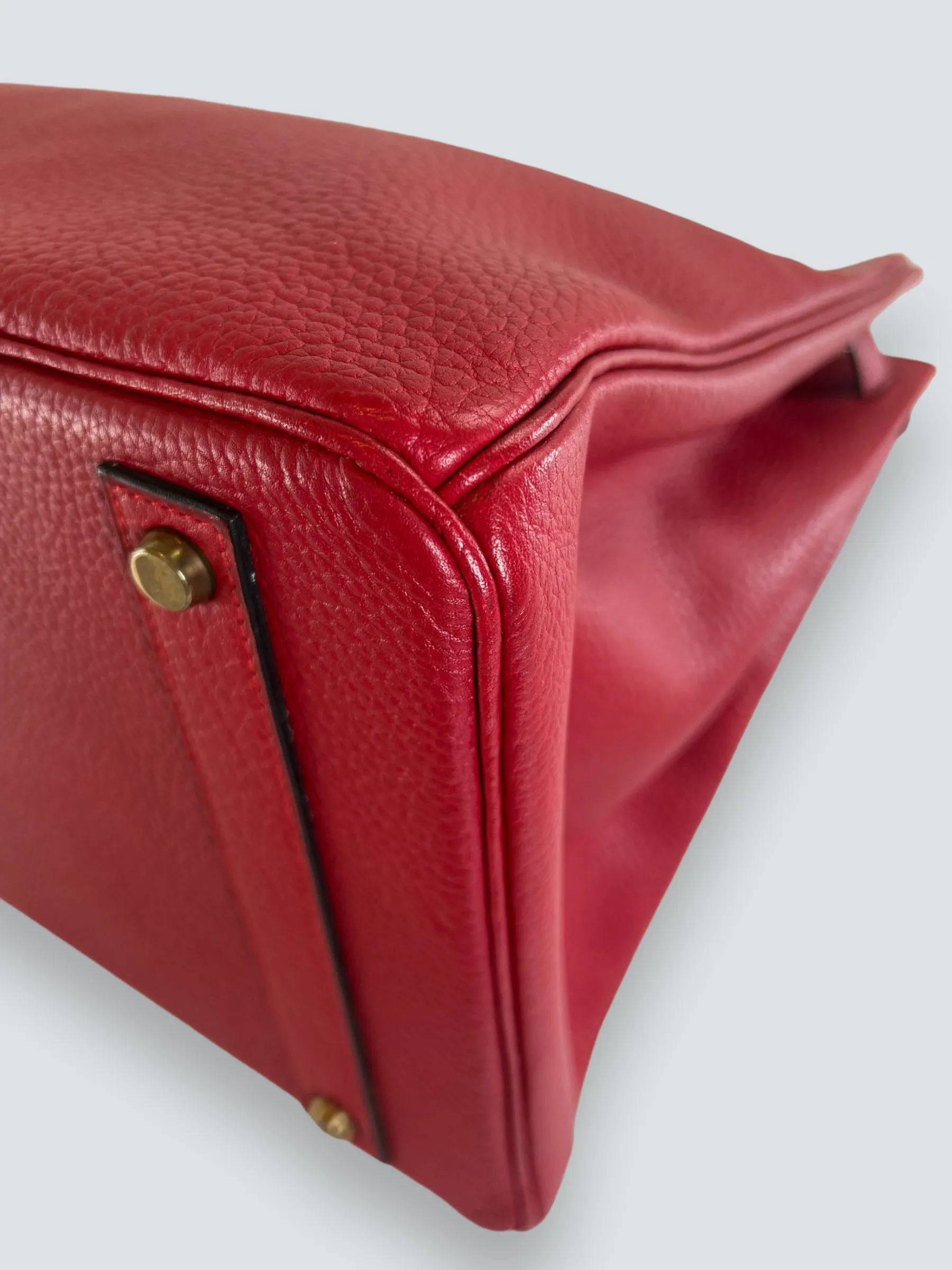 Herm??s Red Togo Leather Birkin 40
