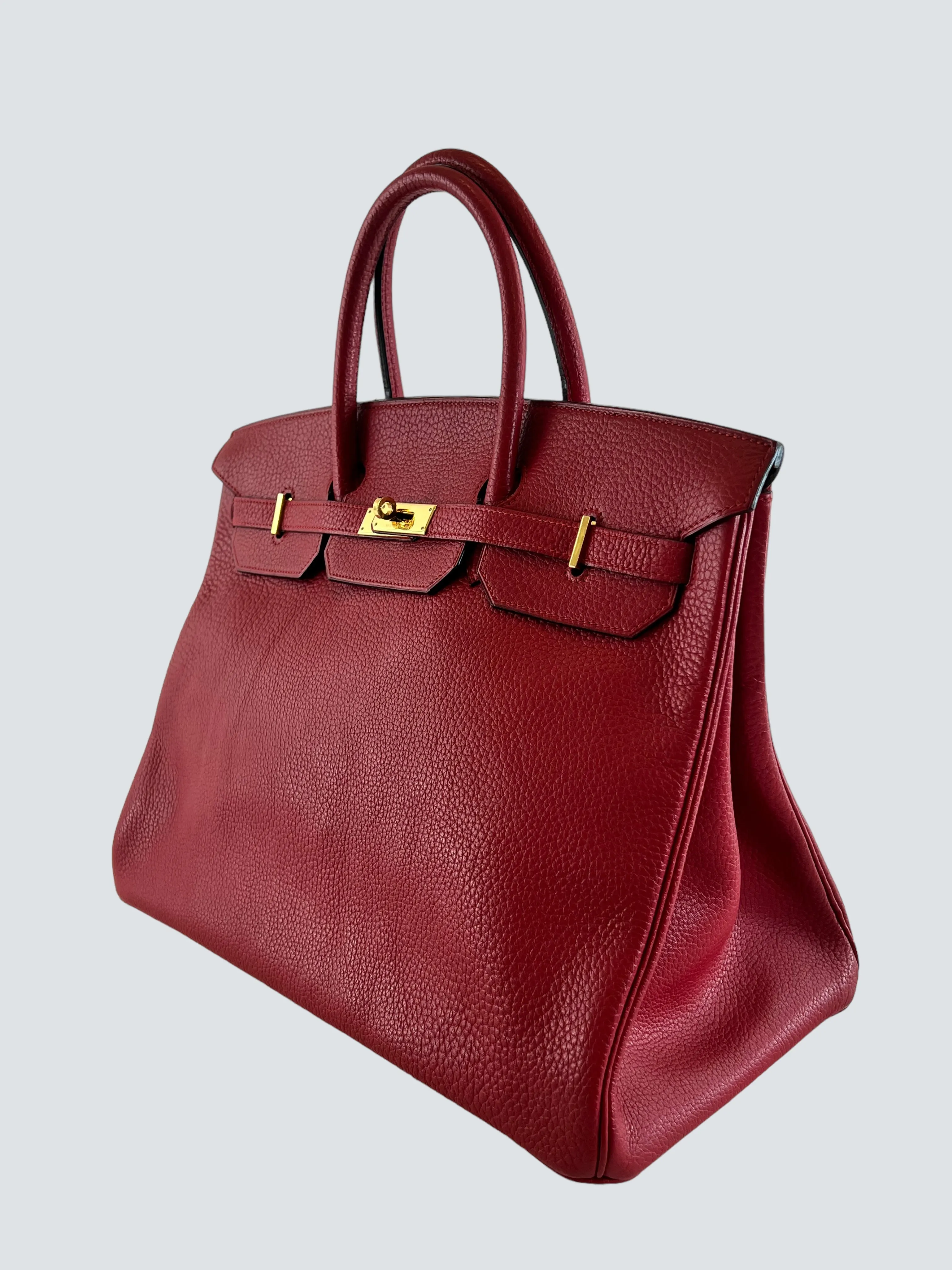Herm??s Red Togo Leather Birkin 40