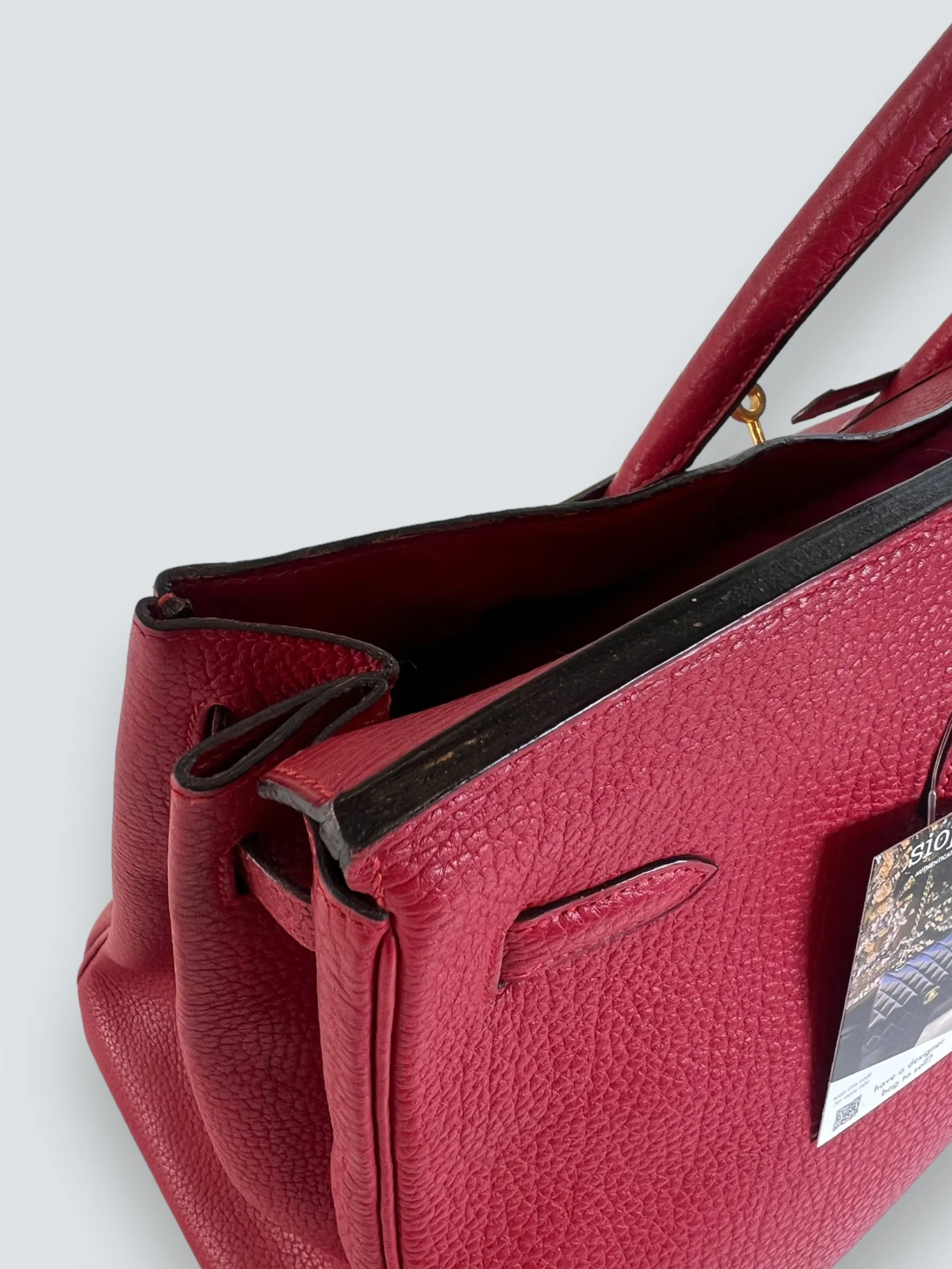 Herm??s Red Togo Leather Birkin 40