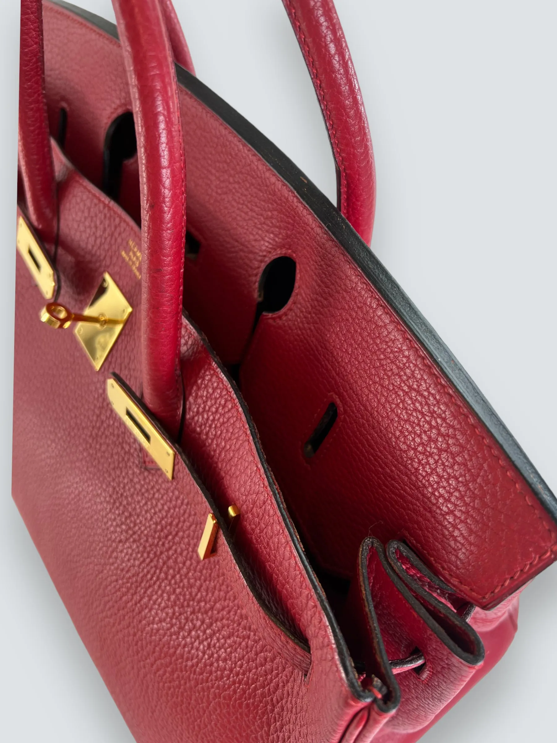 Herm??s Red Togo Leather Birkin 40