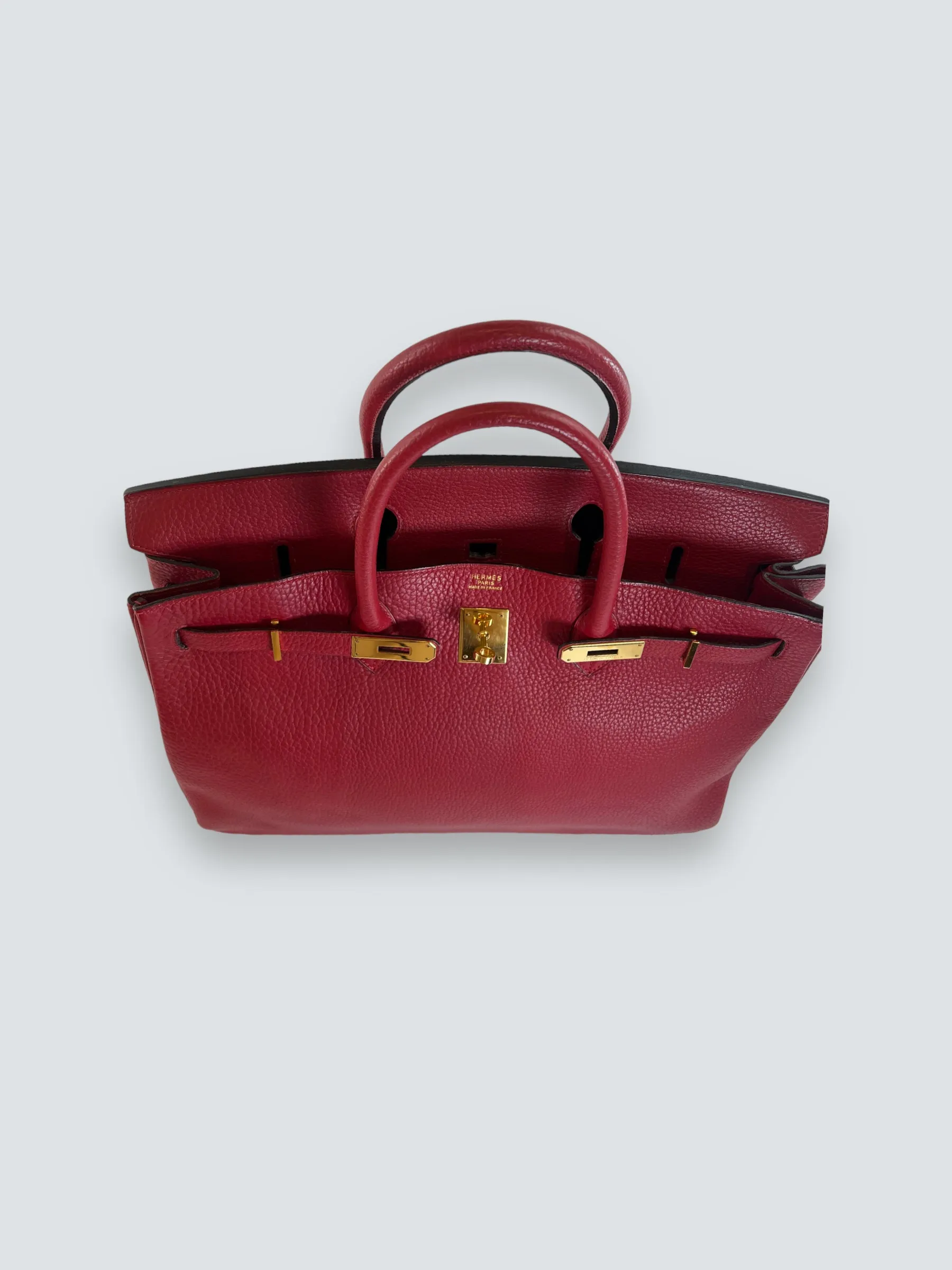 Herm??s Red Togo Leather Birkin 40