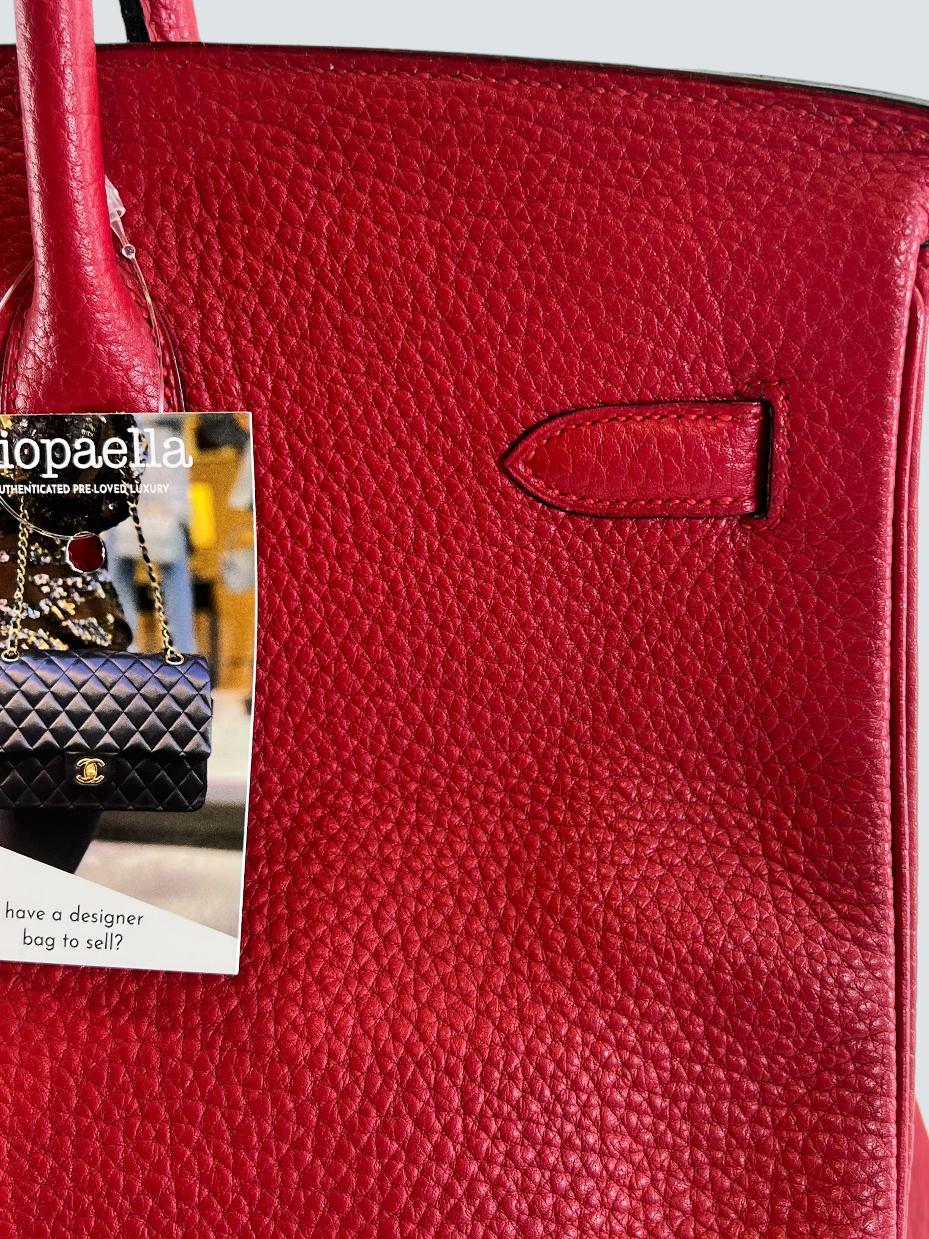 Herm??s Red Togo Leather Birkin 40