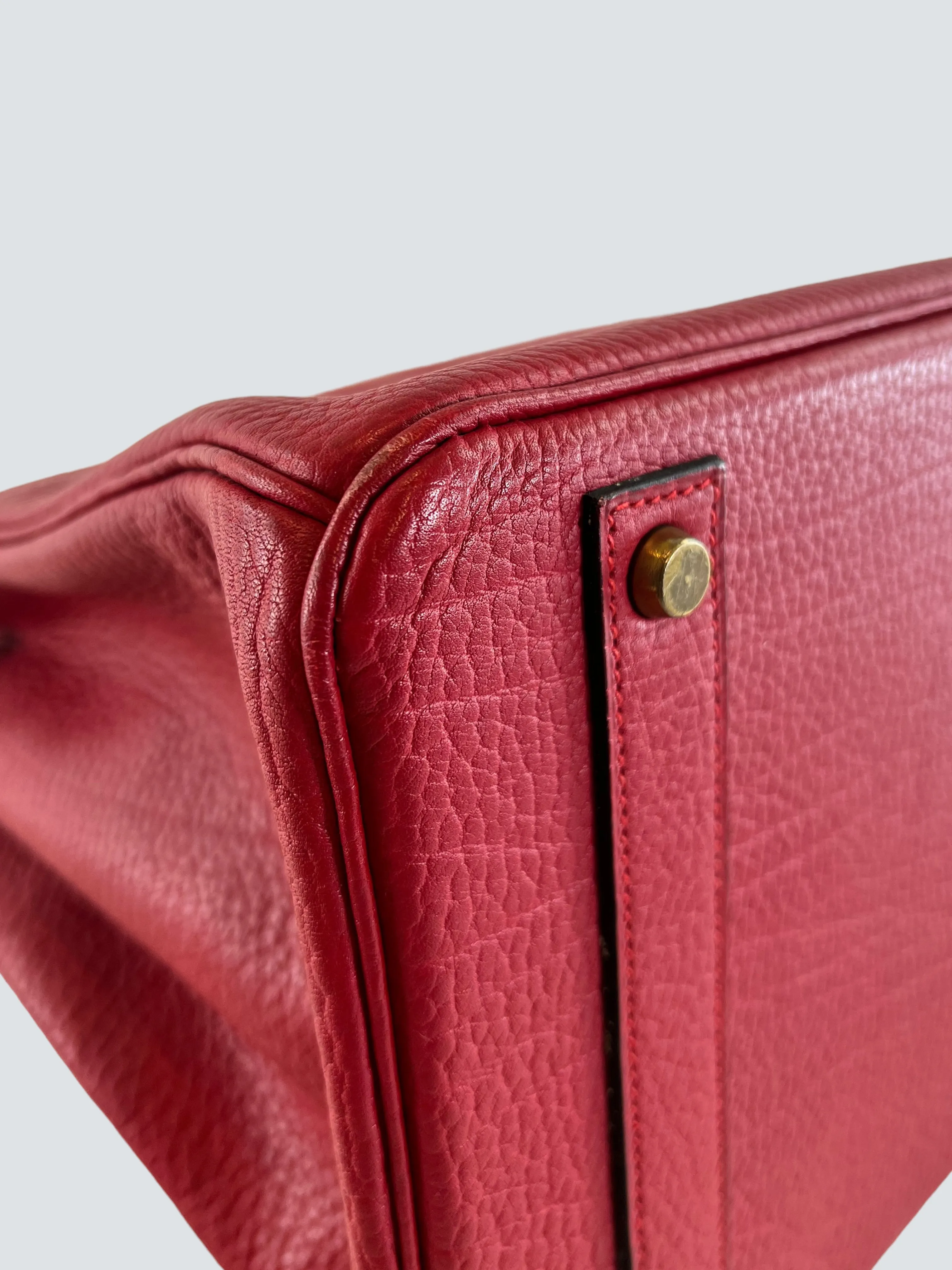 Herm??s Red Togo Leather Birkin 40