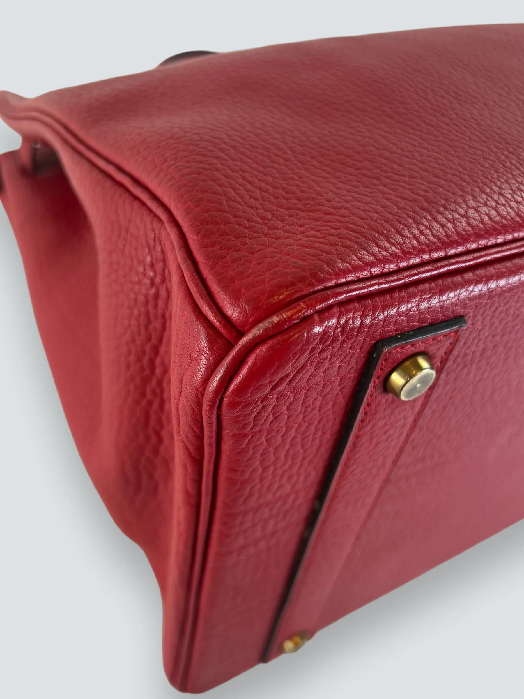 Herm??s Red Togo Leather Birkin 40