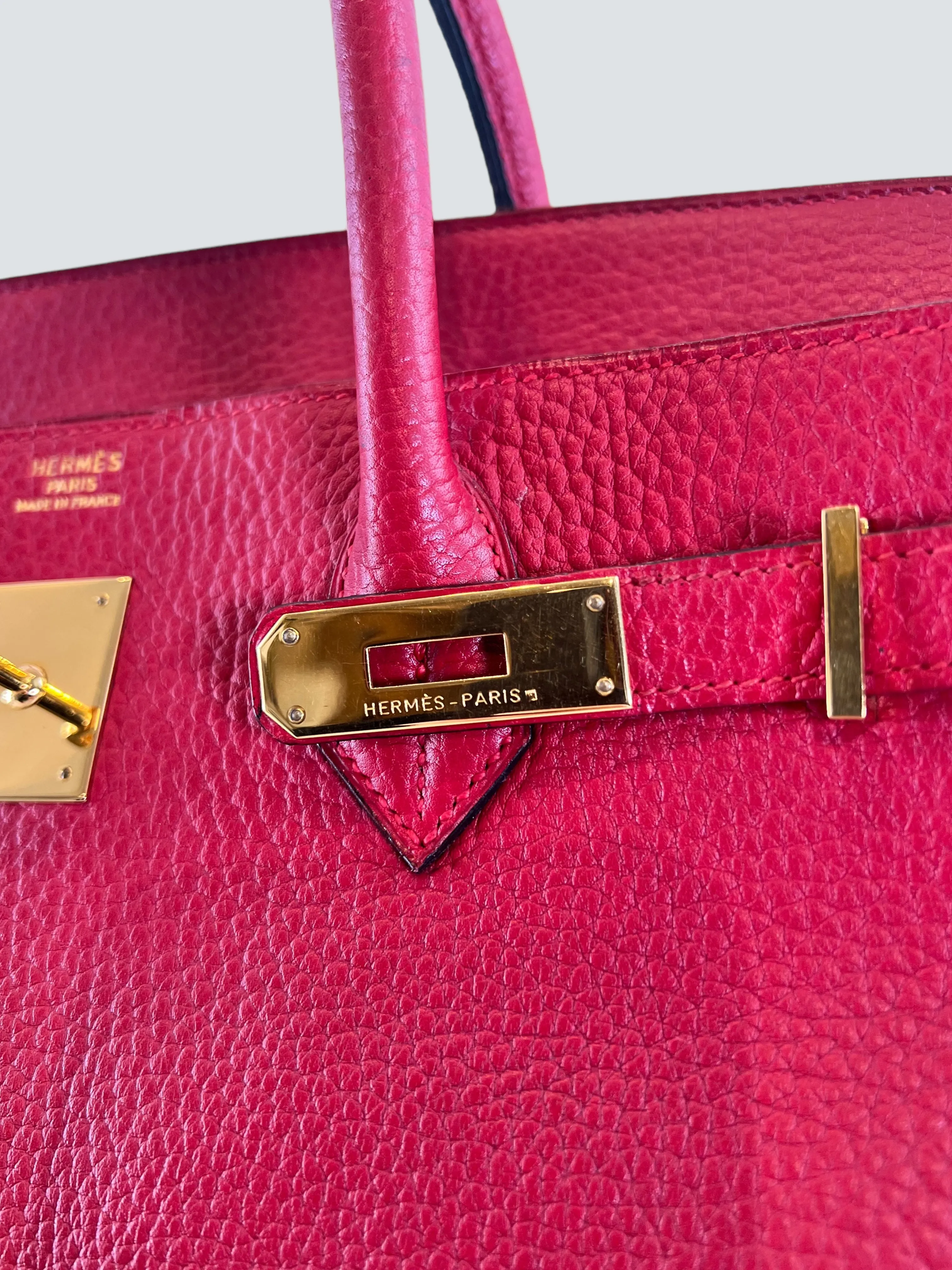 Herm??s Red Togo Leather Birkin 40