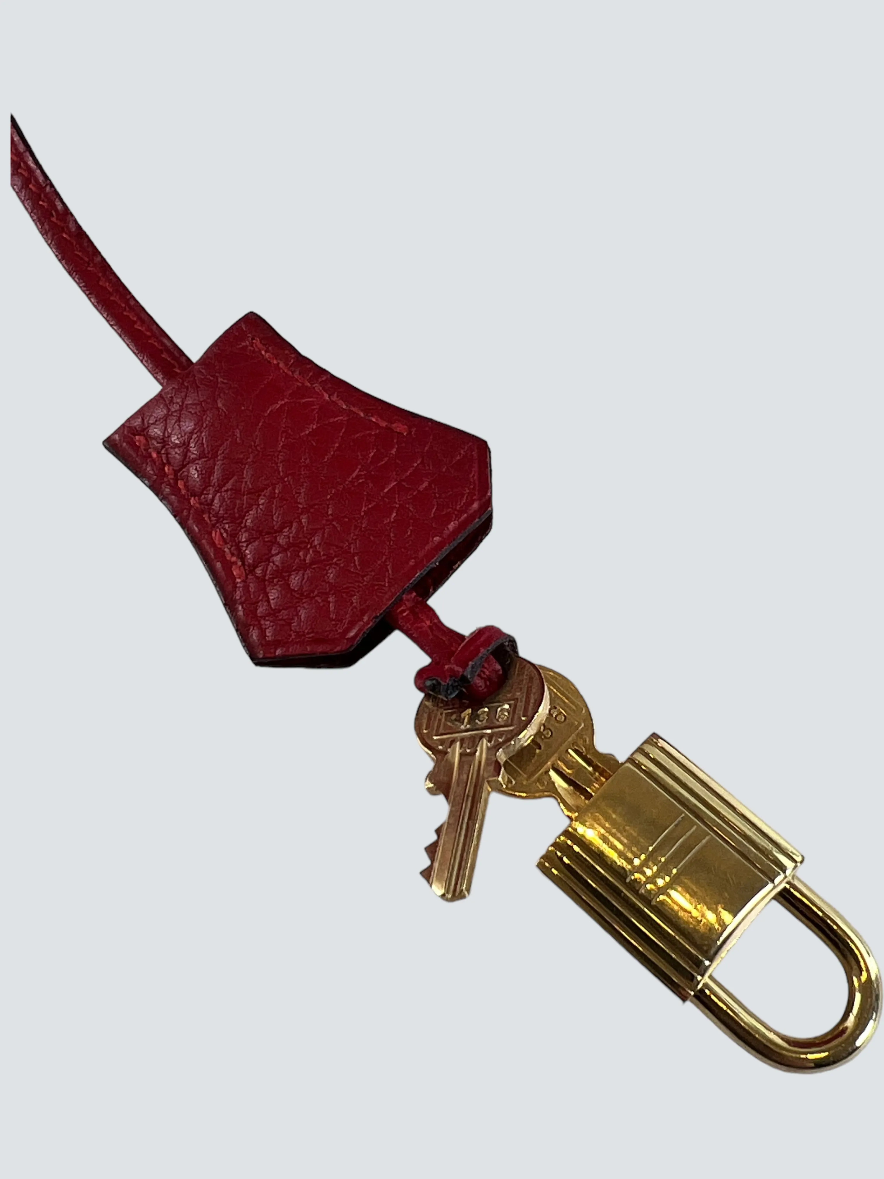 Herm??s Red Togo Leather Birkin 40
