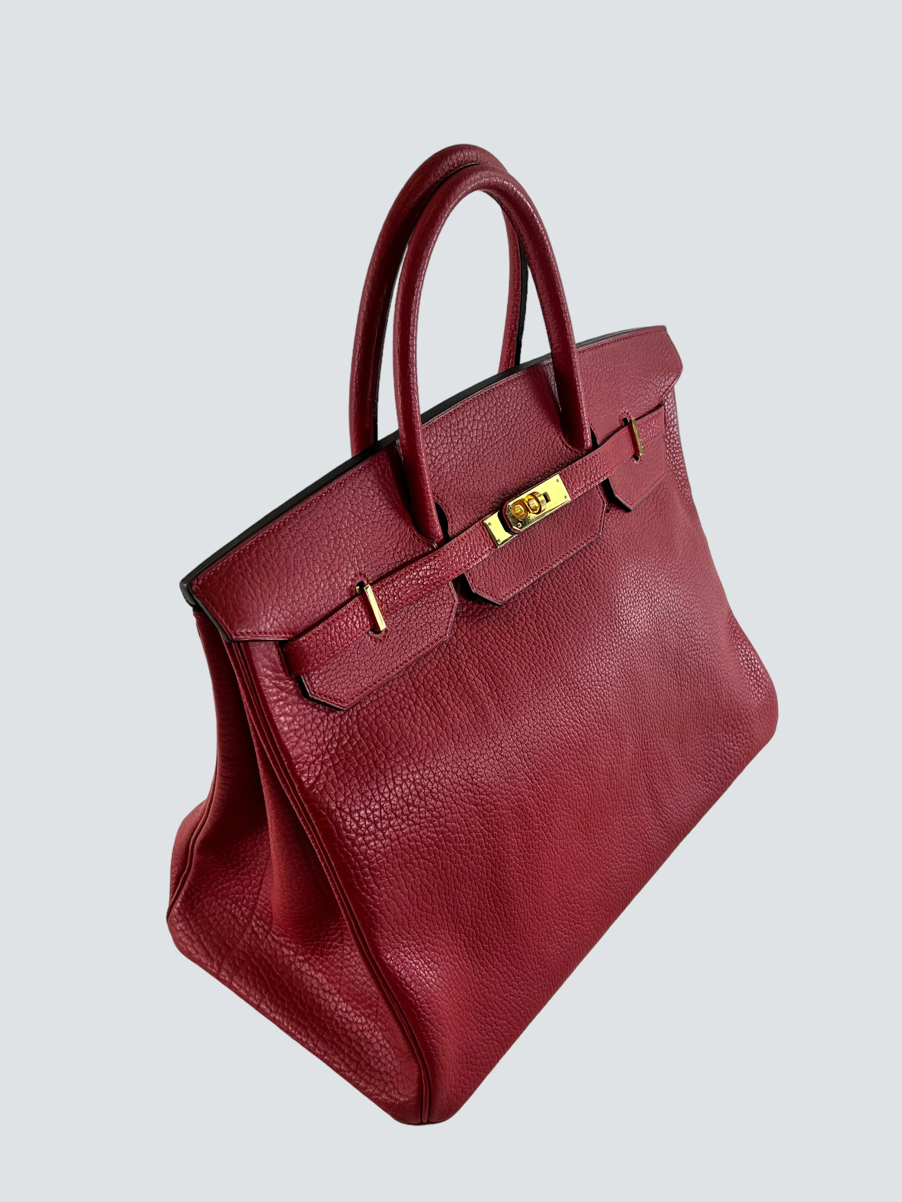 Herm??s Red Togo Leather Birkin 40
