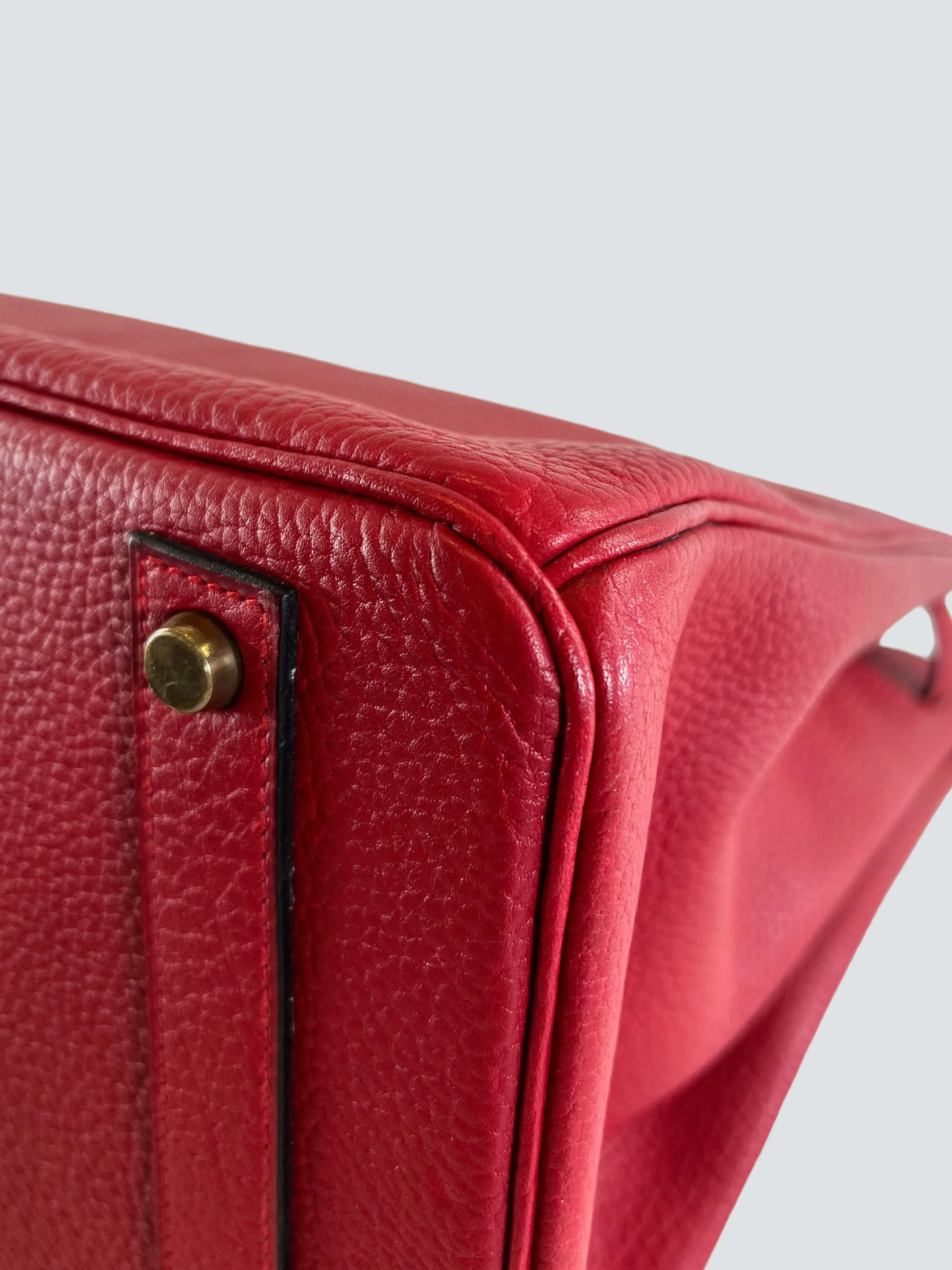 Herm??s Red Togo Leather Birkin 40