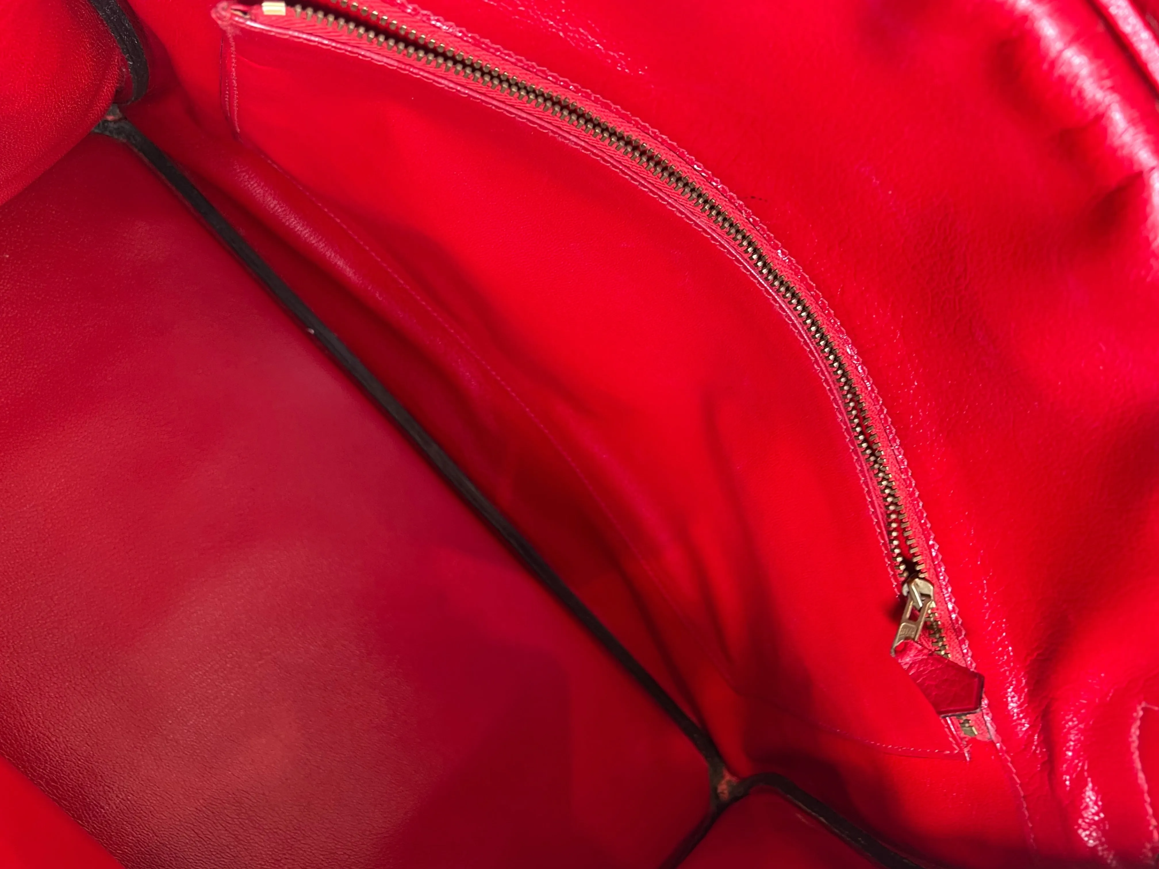 Herm??s Red Togo Leather Birkin 40