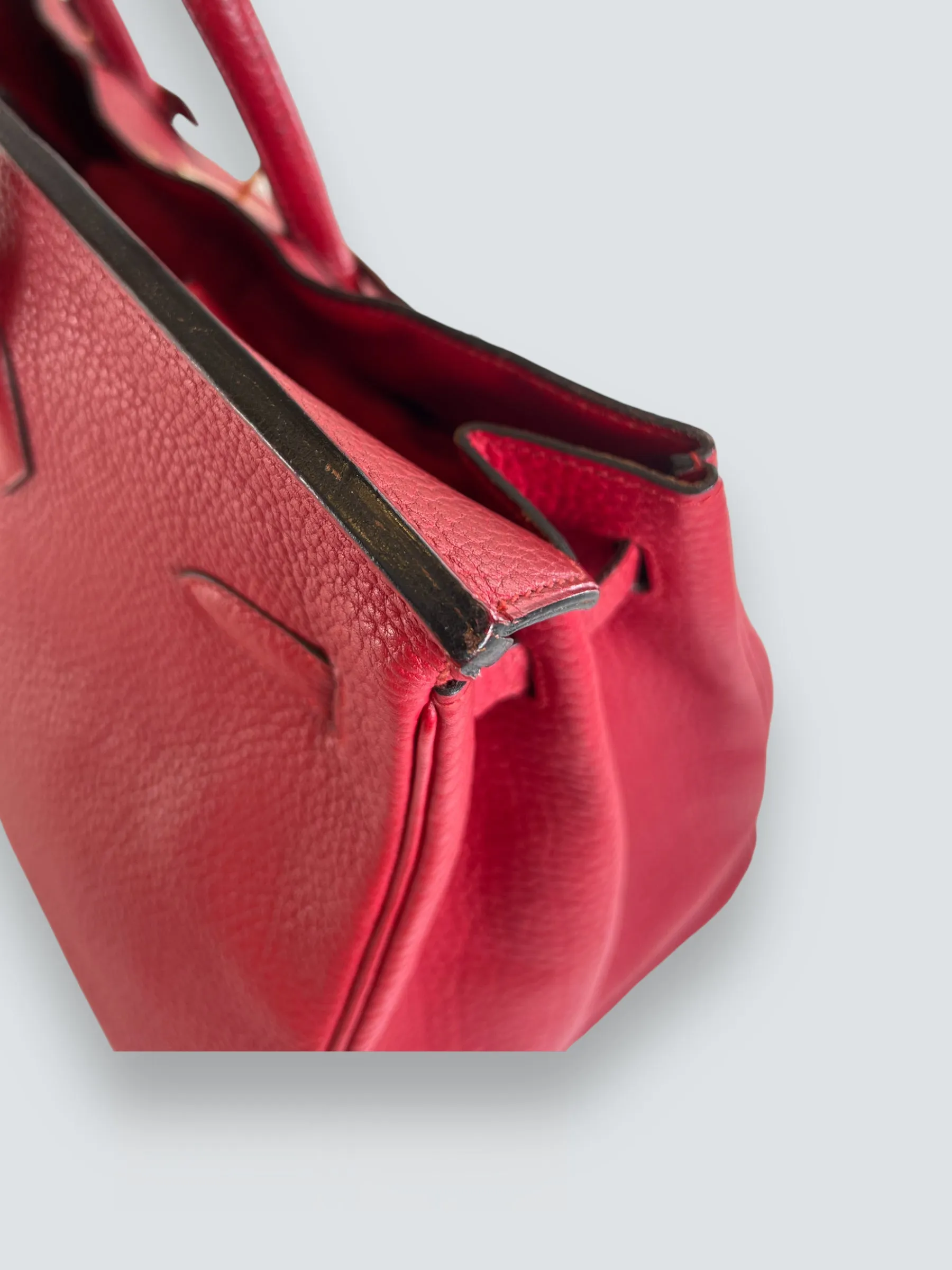 Herm??s Red Togo Leather Birkin 40