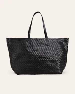 ISAI XL Black Twill Shopper bag