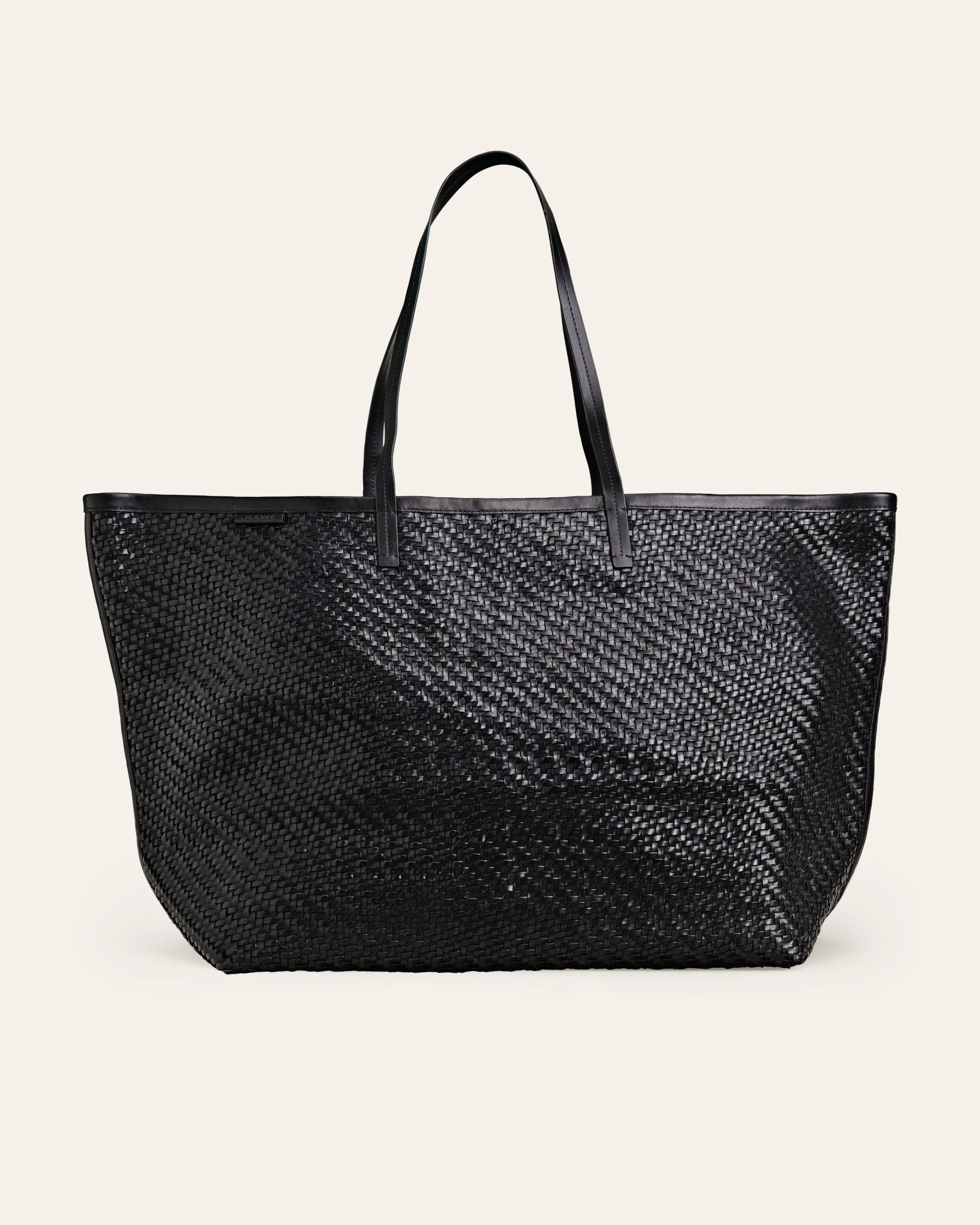 ISAI XL Black Twill Shopper bag