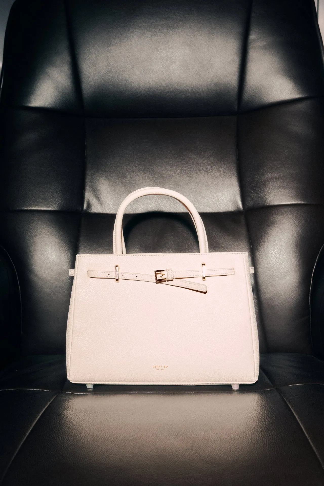 Ivory Togo Book Tote Bag 25