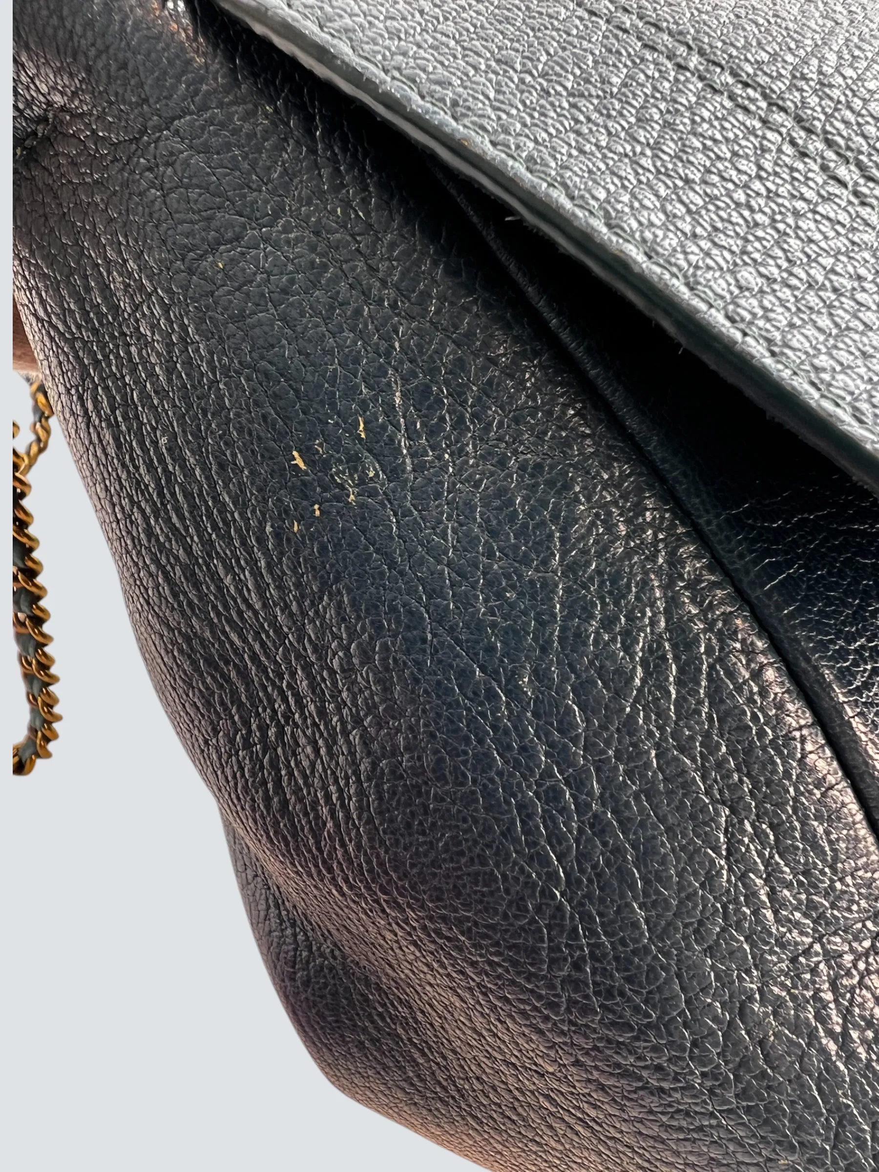 Jerome Dreyfuss Navy LuLu M Leather Crossbody Handbag