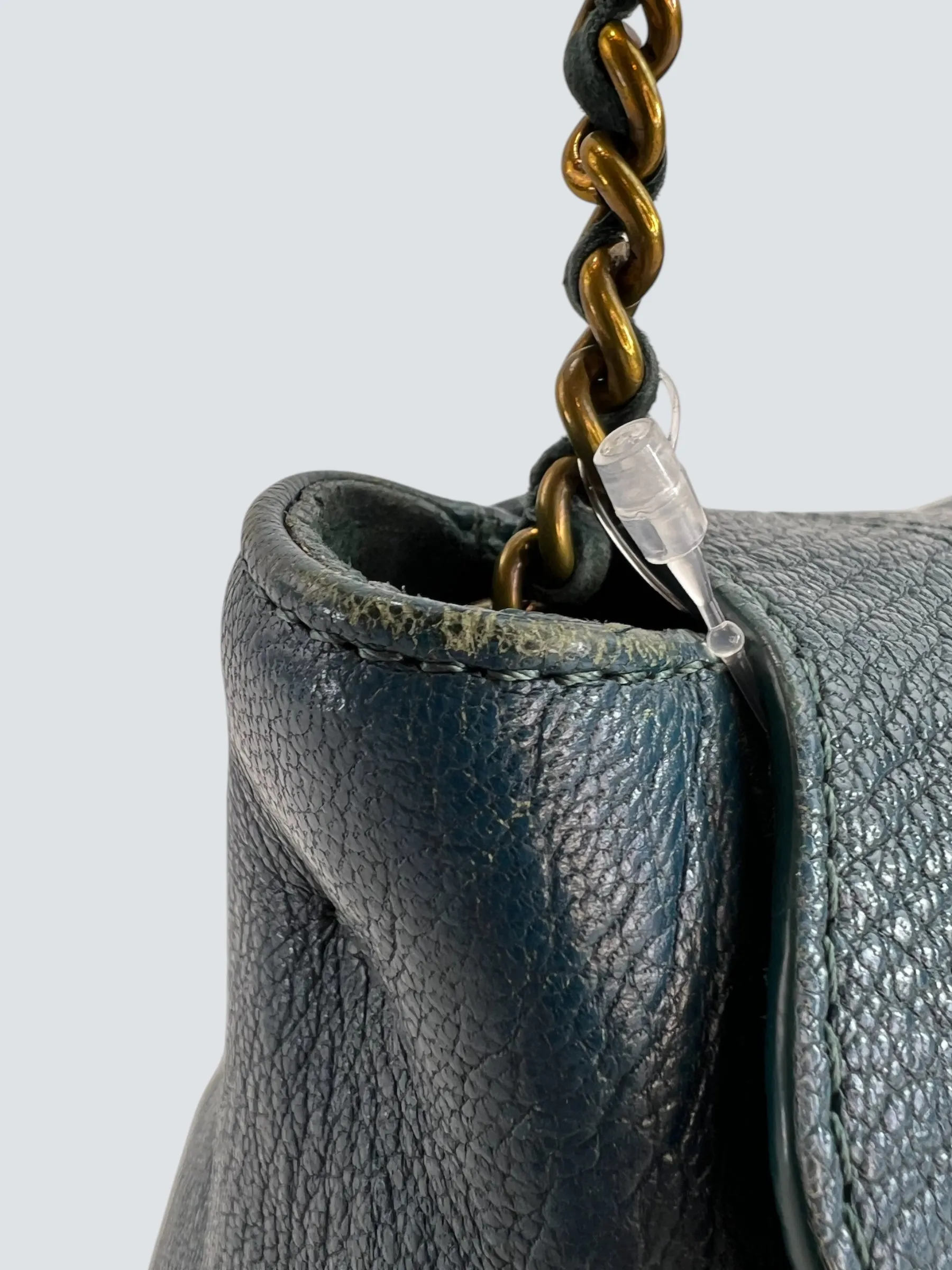 Jerome Dreyfuss Navy LuLu M Leather Crossbody Handbag