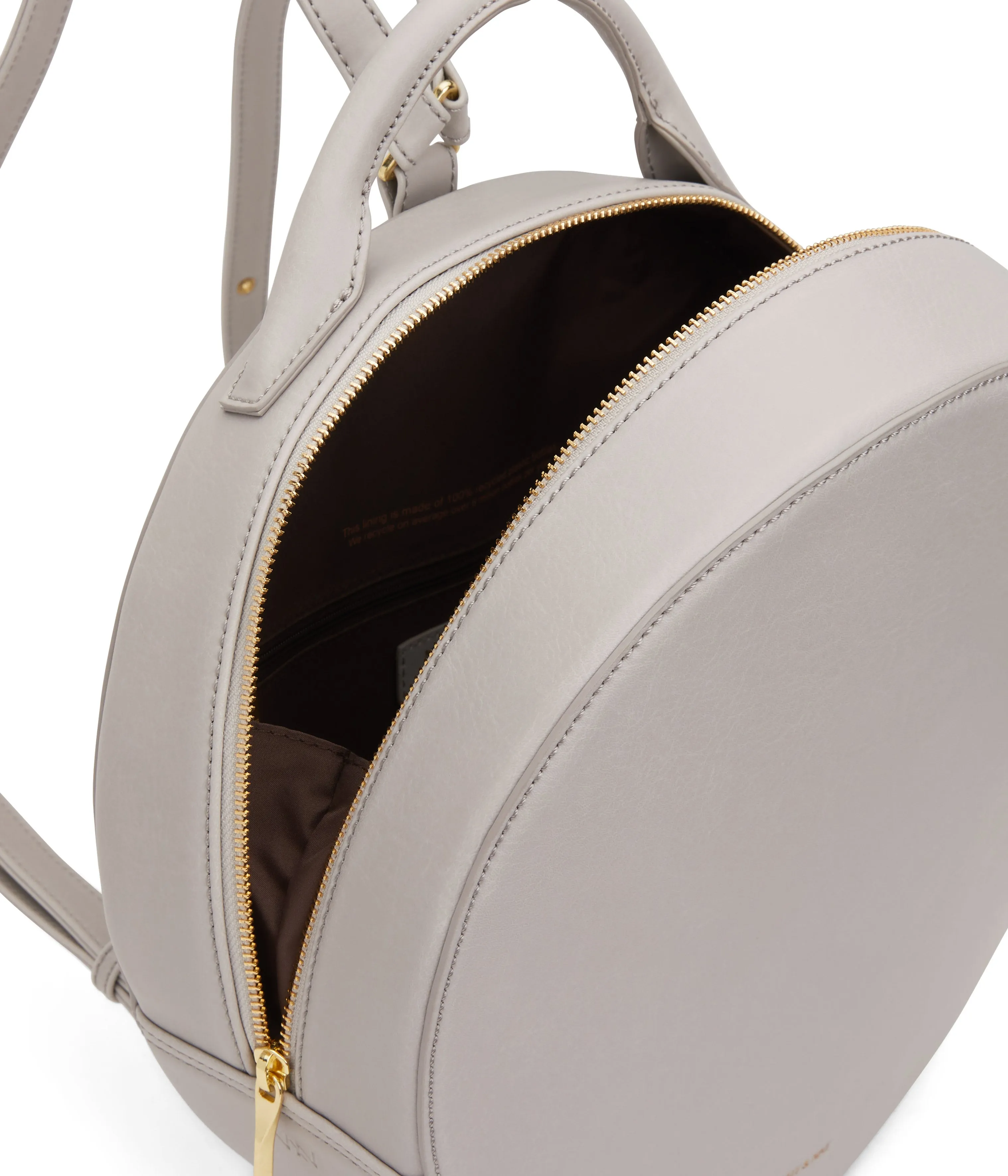 KIARA Vegan Round Backpack - Vintage