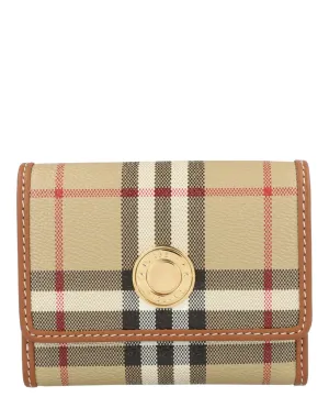 Lancaster Check Trifold Wallet