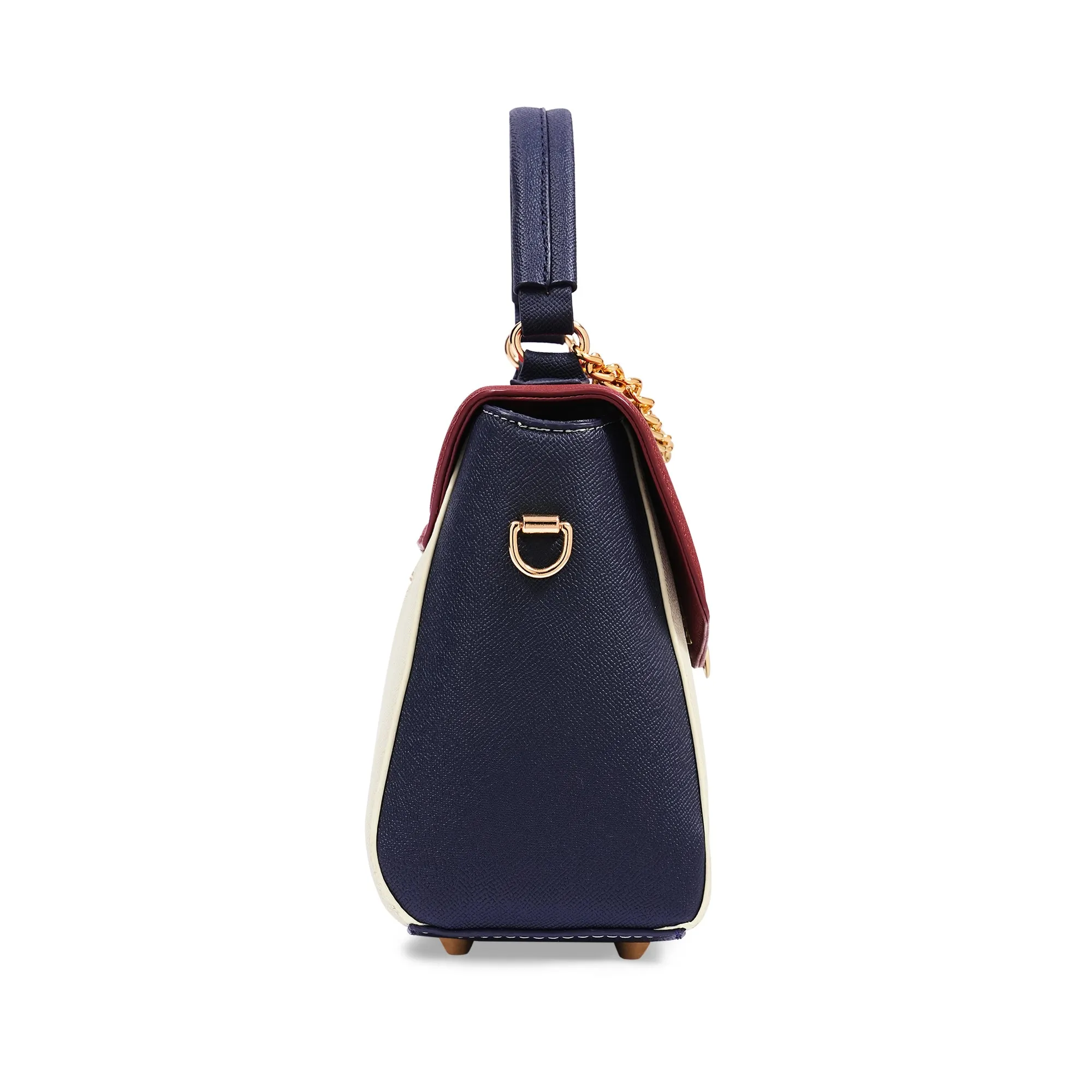 Lavie Luxe Pine Red Small Flap Women's Satchel Handbag