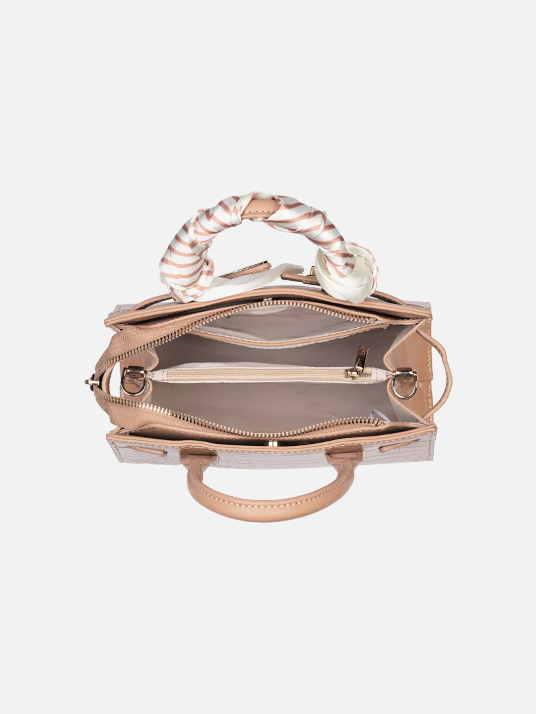 Lavie Luxe Strap 3 Compartment Large Satchel