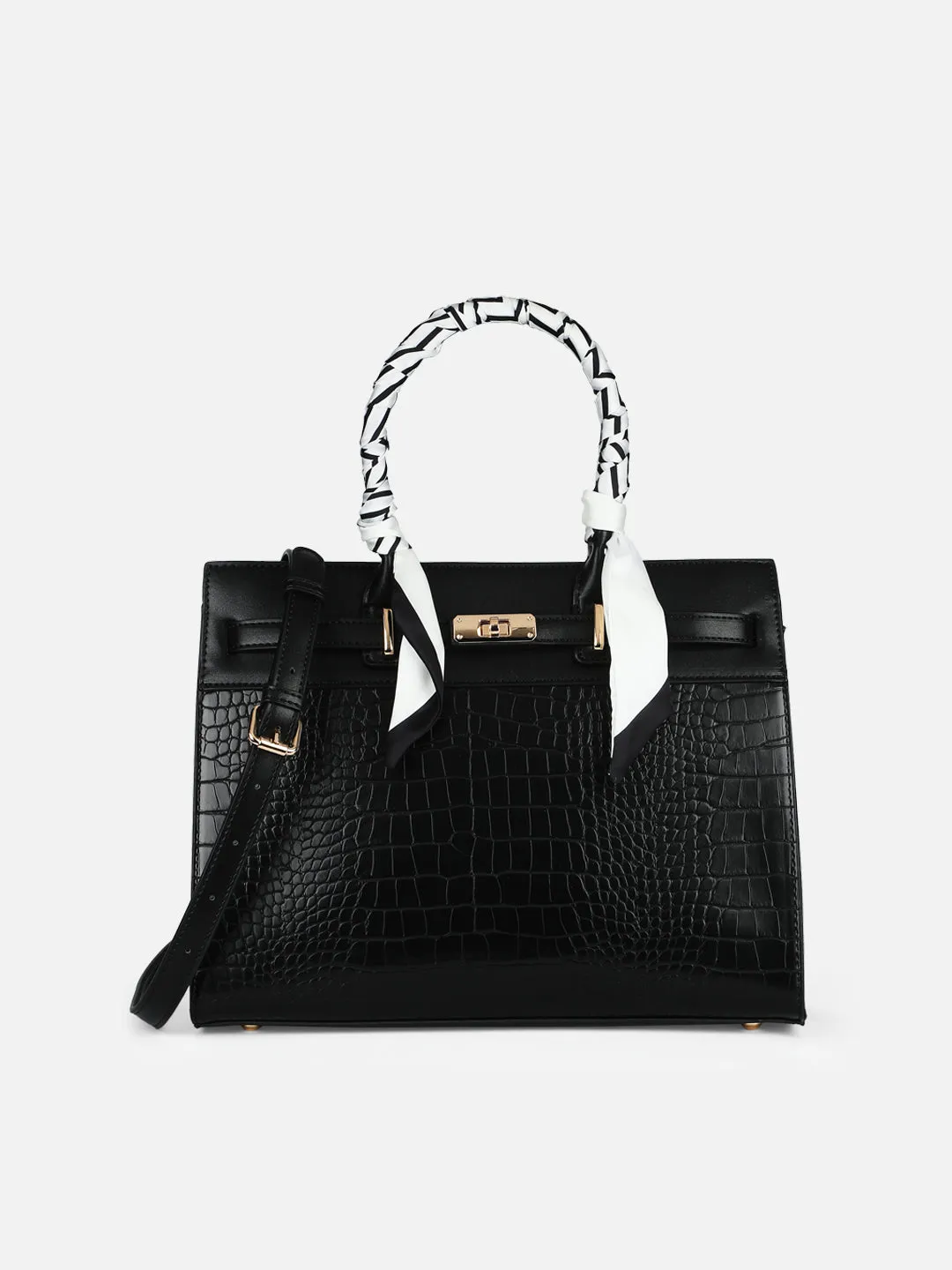 Lavie Luxe Strap 3 Compartment Large Satchel