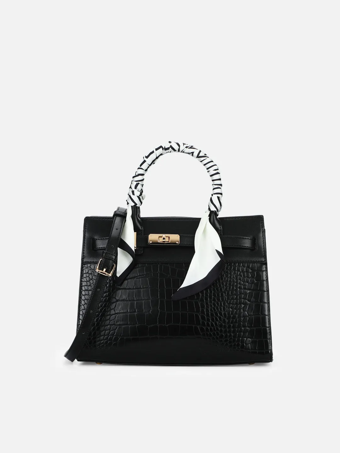 Lavie Luxe Strap 3 Compartment Medium Satchel