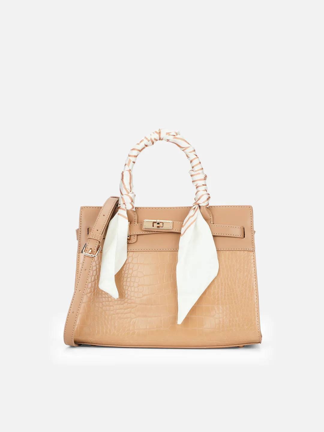 Lavie Luxe Strap 3 Compartment Medium Satchel