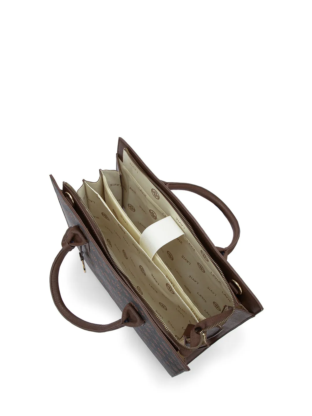 Lavie Signature Brooklyn Off White Large Woman's Satchel